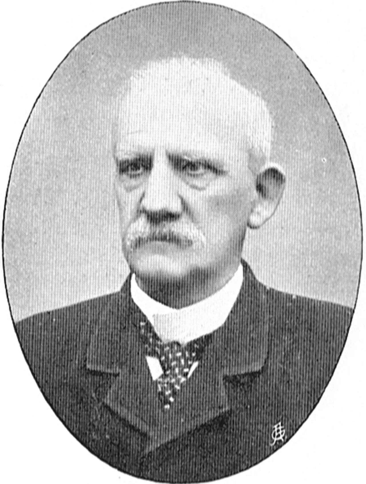 Porträt von Cornelius Sjöcrona (1835–1917) – Gedenkseite