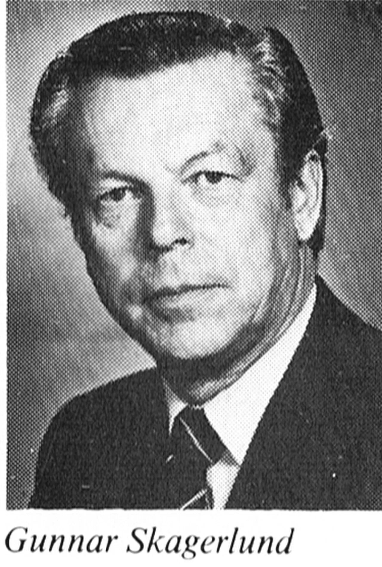 Porträt von Gunnar Skagerlund (1921–2000) – Gedenkseite