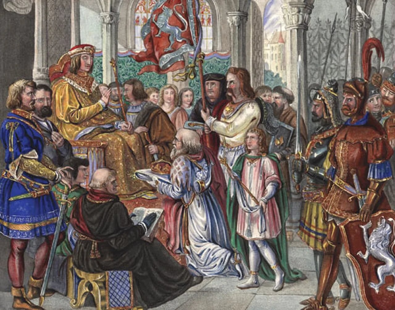 Porträt von Albrecht III. (1401–1460) – Gedenkseite