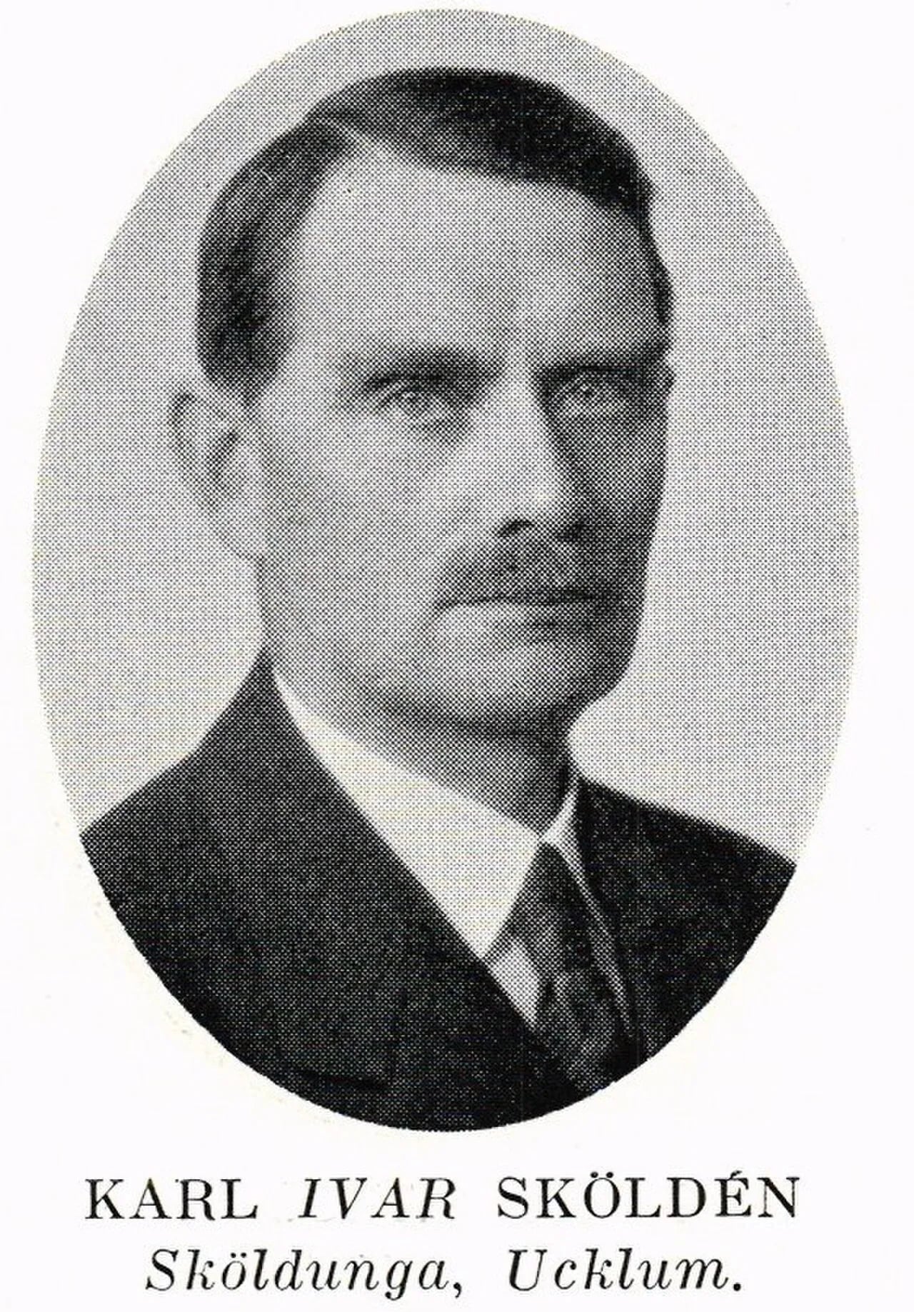 Porträt von Karl Ivar Sköldén (1880–1971) – Gedenkseite