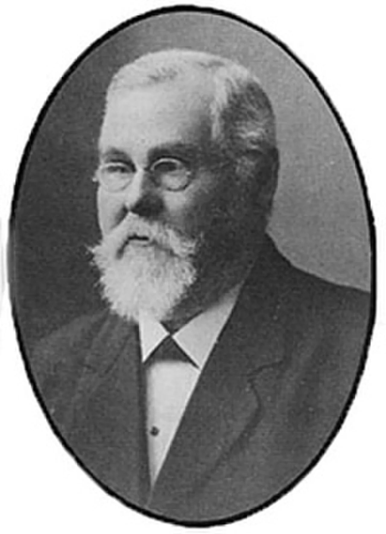 Porträt von Alfred Smedberg (1850–1925) – Gedenkseite