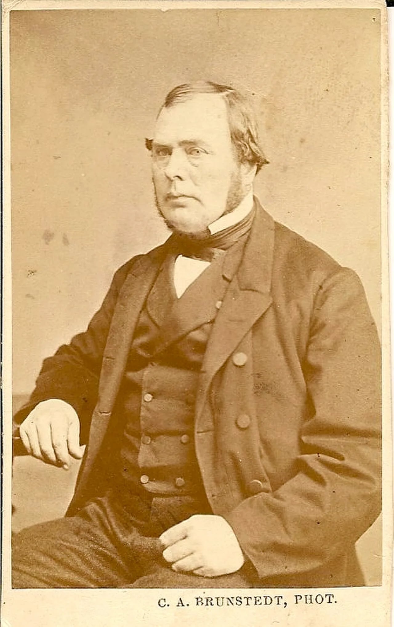Porträt von Josef Smedberg (1819–1890) – Gedenkseite