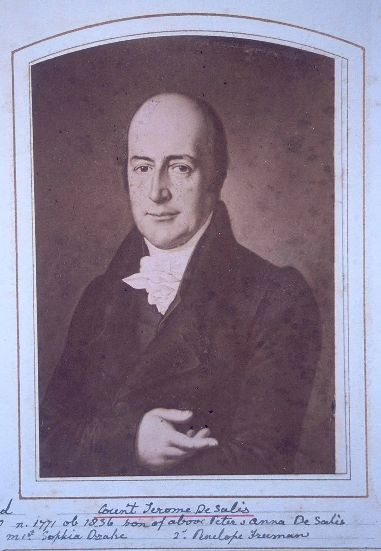 Portrait of Jerome, 4th Count de Salis-Soglio (1771–1836) – memorial page
