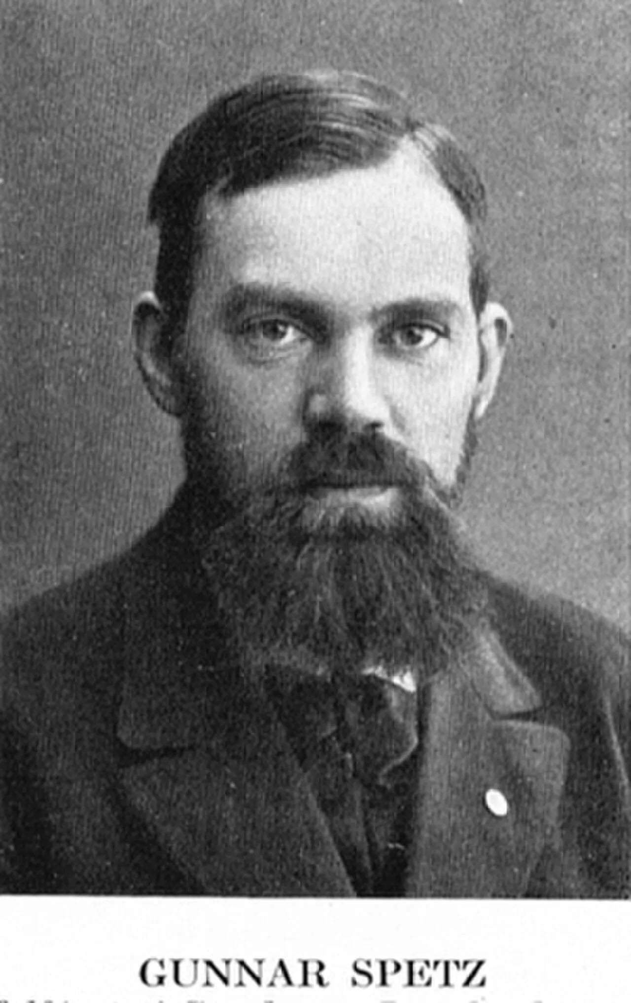 Porträt von Gunnar Spetz (1891–1979) – Gedenkseite