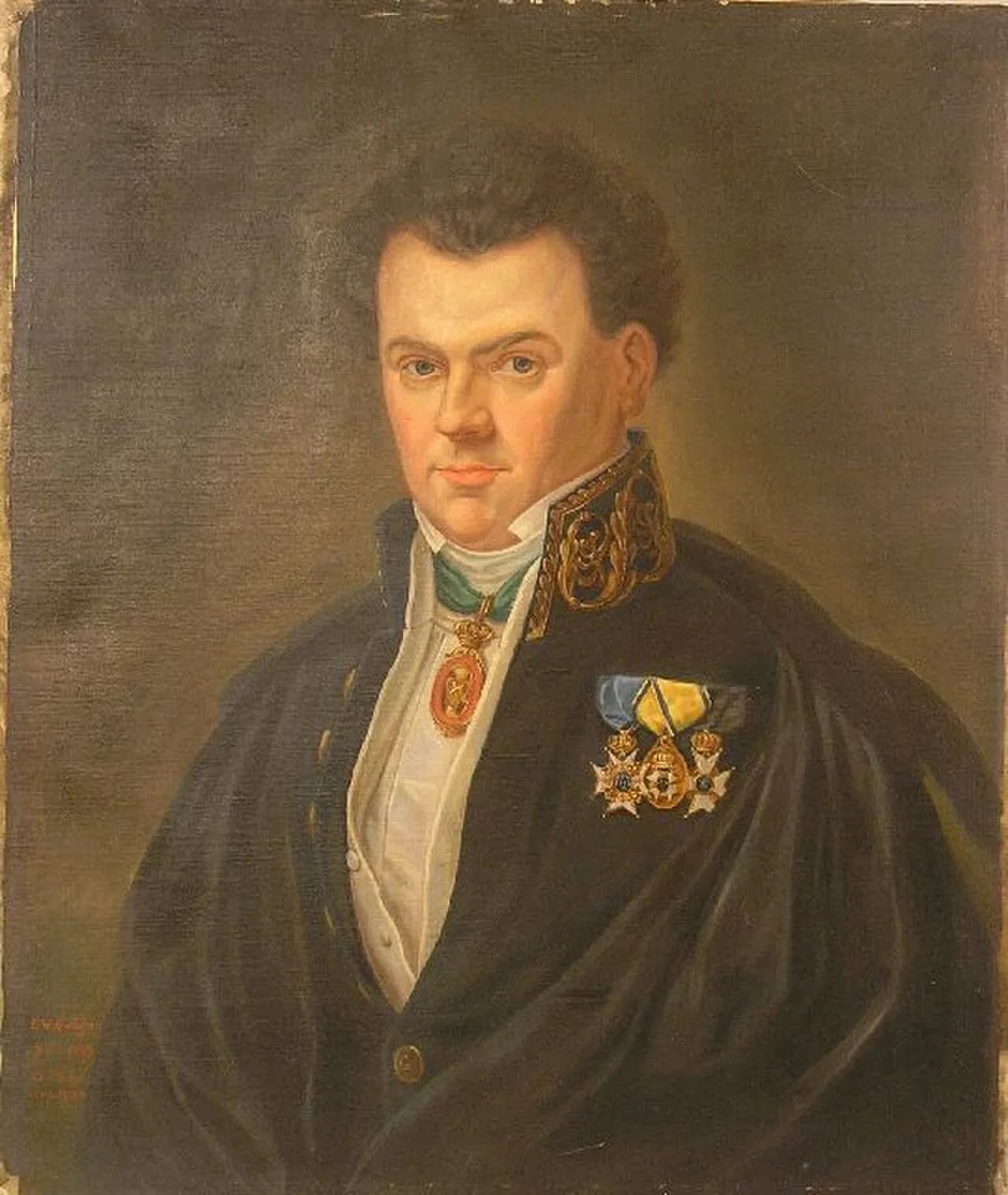 Porträt von Otto Wilhelm Staël von Holstein (1802–1884) – Gedenkseite