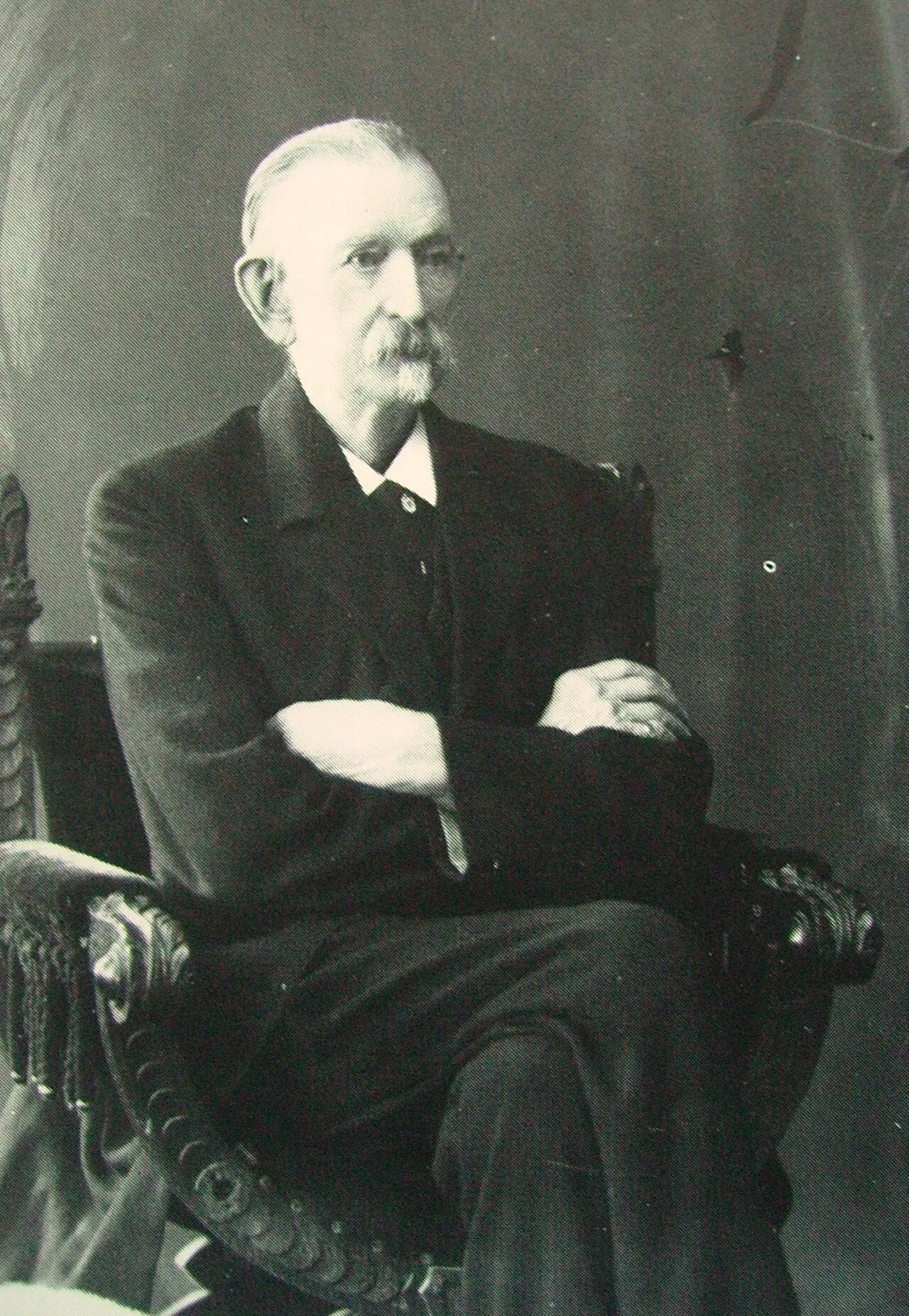 Porträt von Ernst Stridsberg (1839–1925) – Gedenkseite