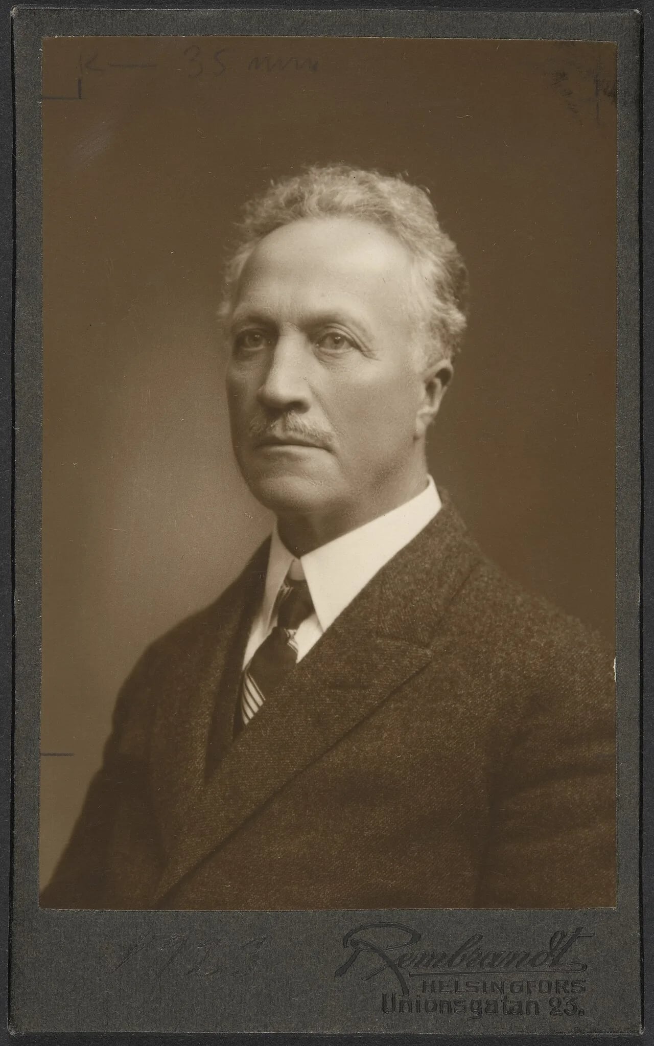 Portrait of Gottfrid Strömberg (1863–1938) – memorial page