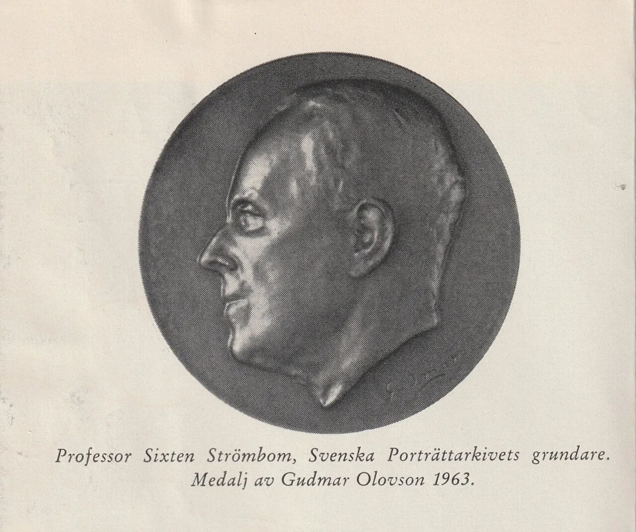 Porträt von Sixten Strömbom (1888–1983) – Gedenkseite