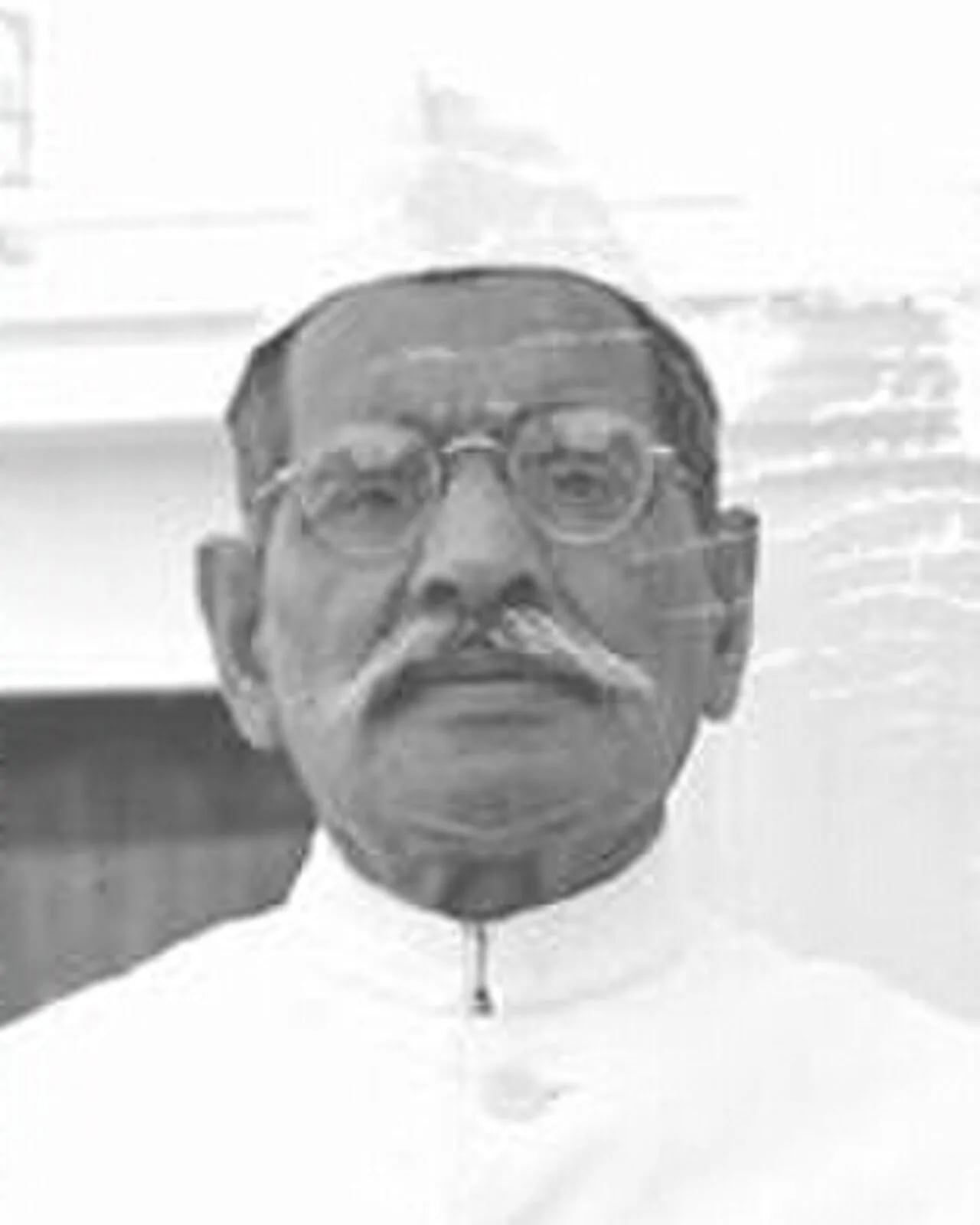 Porträt von Thakurdas Bhargava (1886–1962) – Gedenkseite