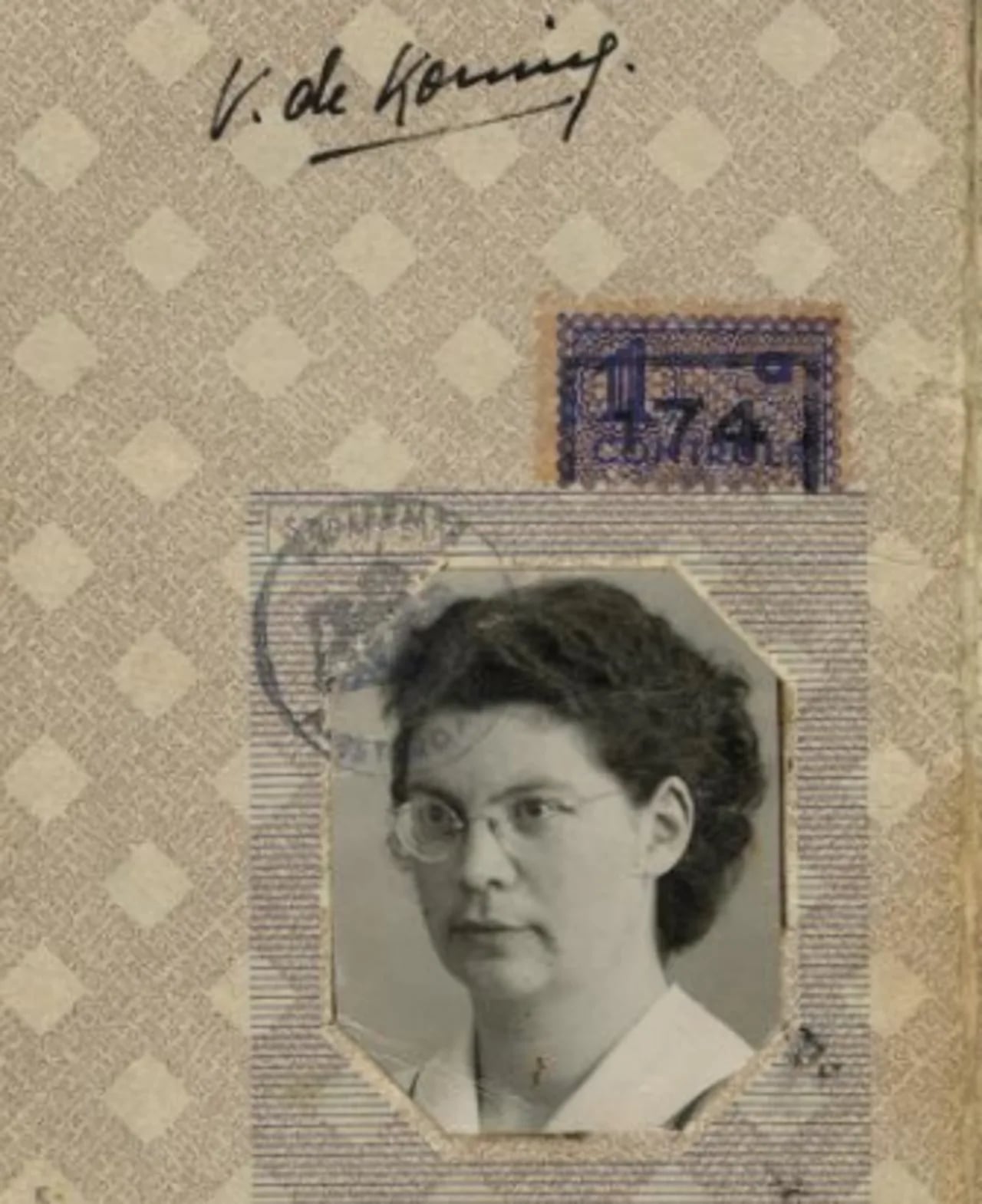 Portrait of Virrie Cohen (1916–2008) – memorial page