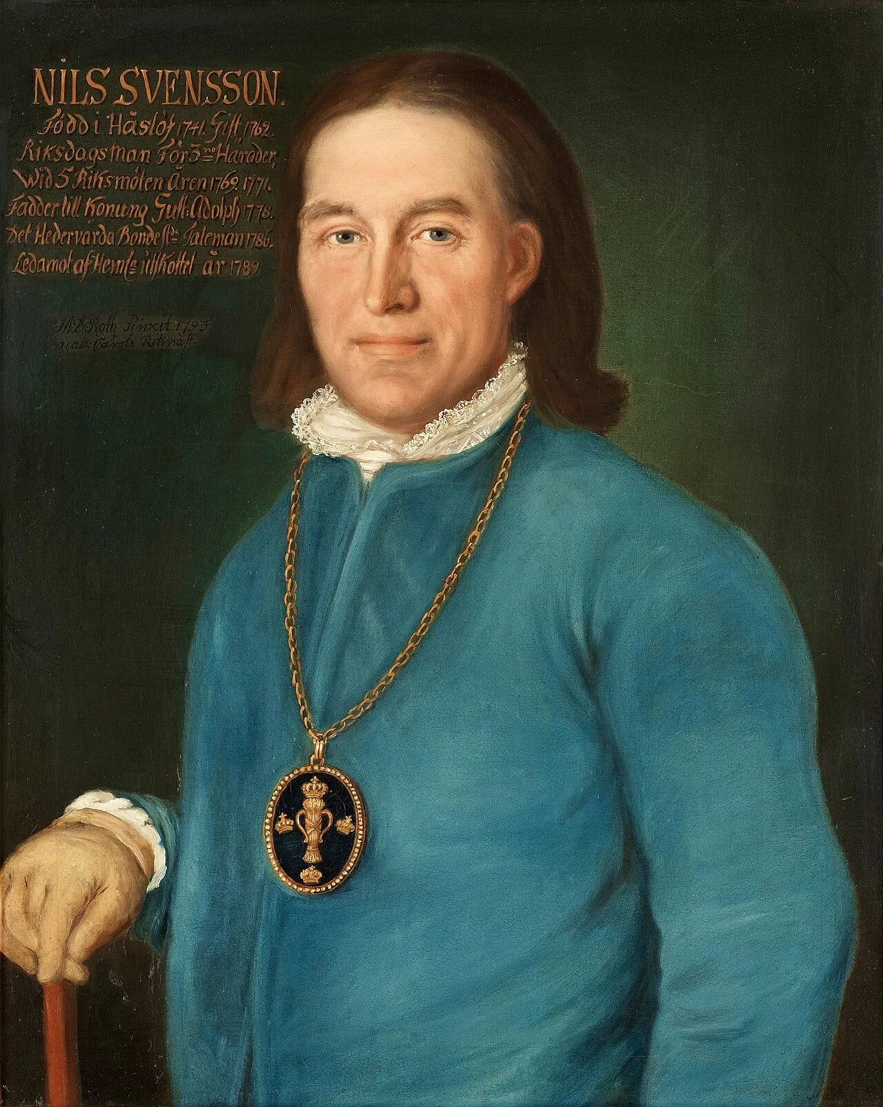 Porträt von Nils Svensson (1741–1815) – Gedenkseite