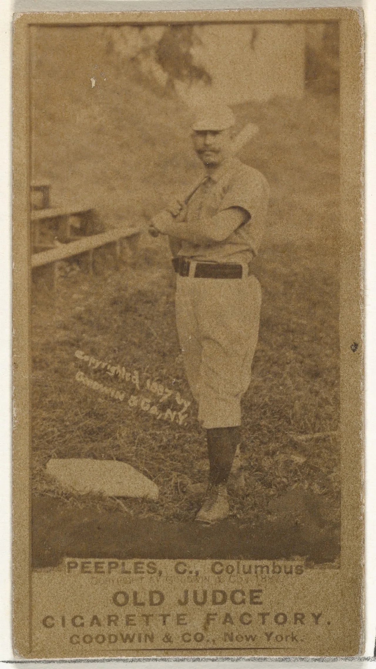 Portrait of Jimmy Peoples (1863–1920) – memorial page