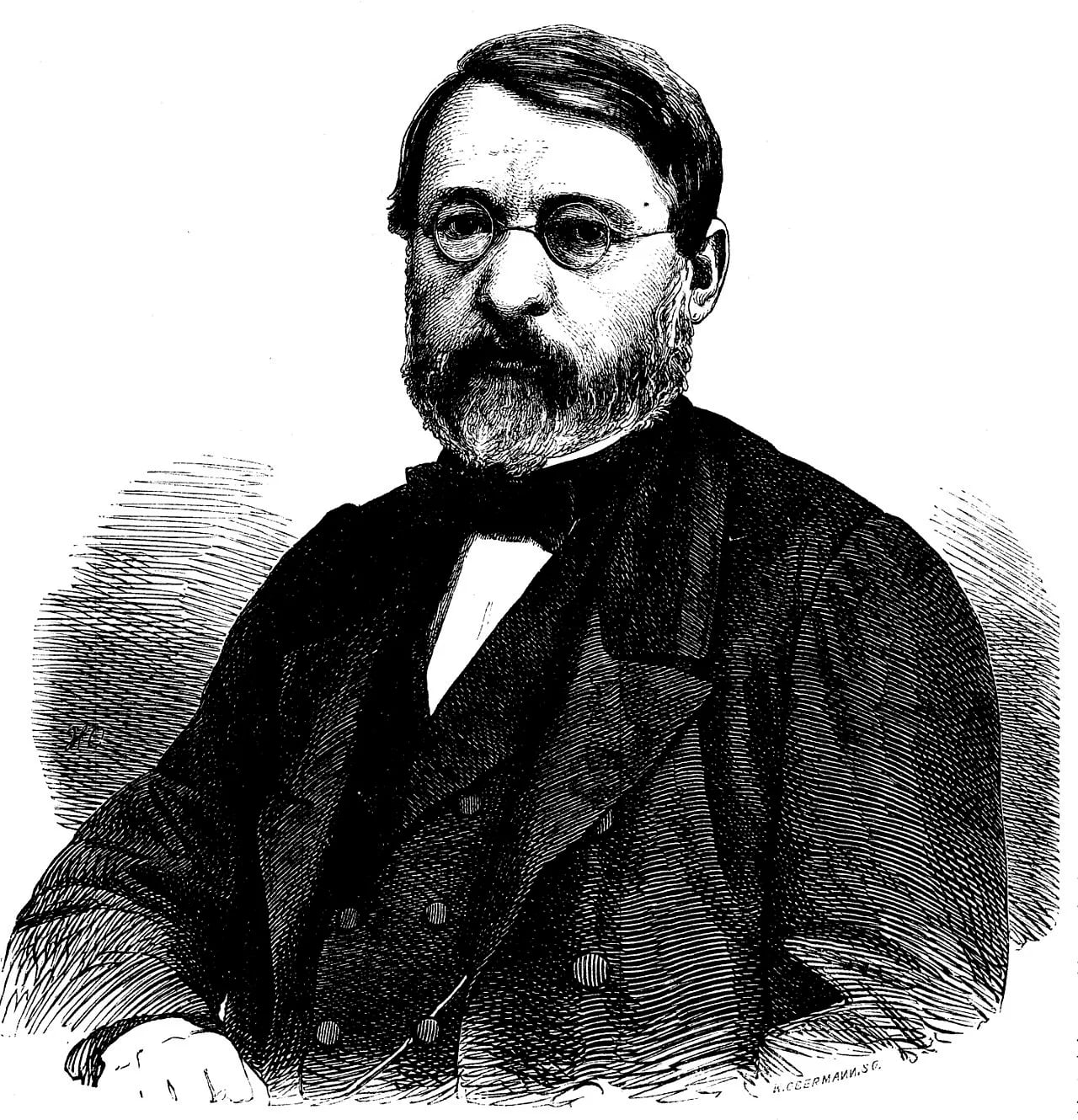 Porträt von Carl Säve (1812–1876) – Gedenkseite