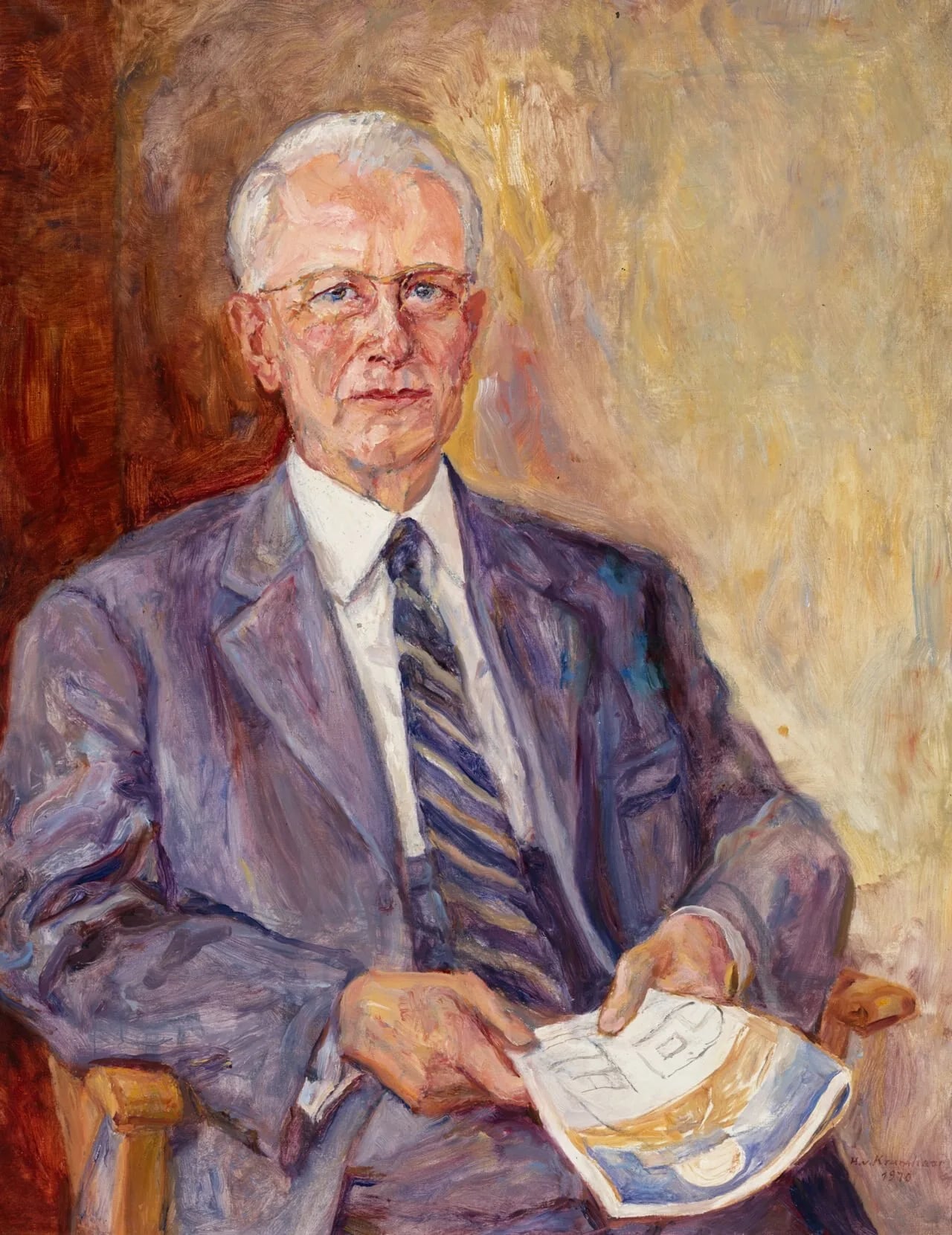 Portrait of Otto Heckmann (1901–1983) – memorial page