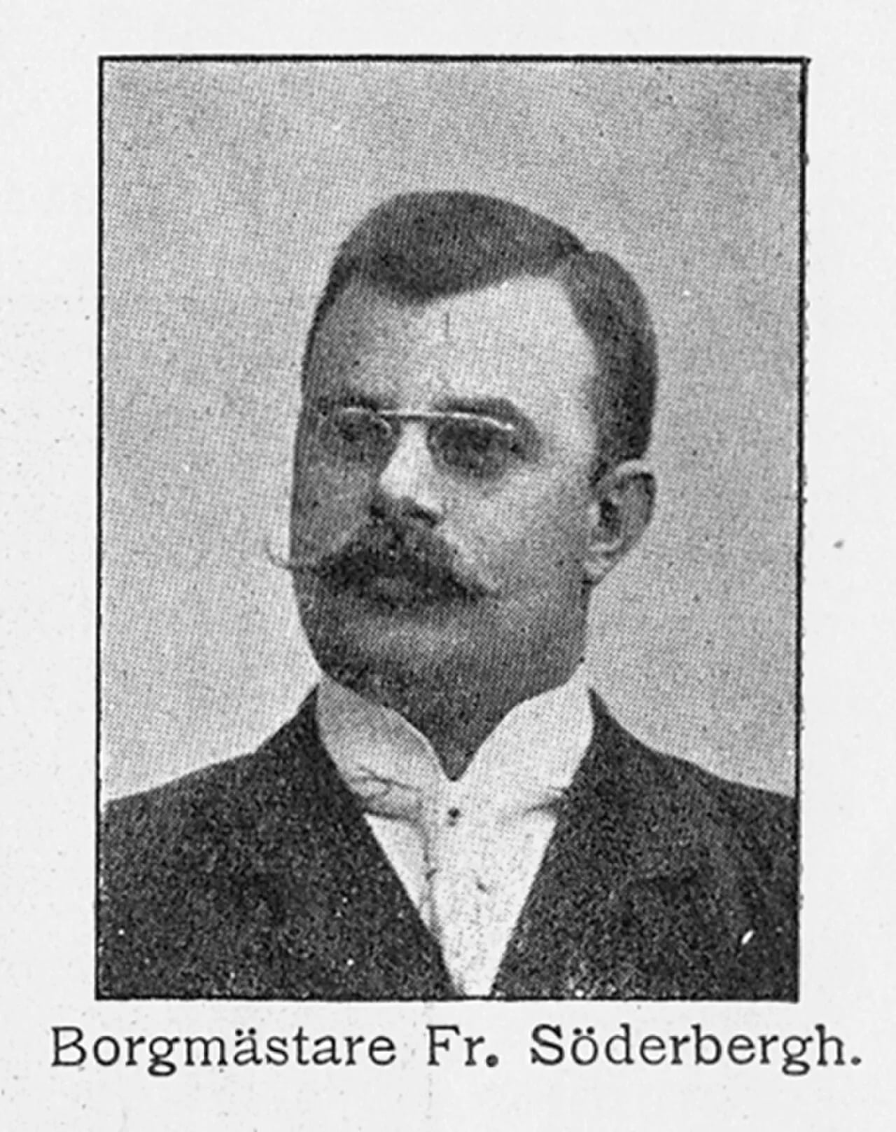Portrait of Frithiof Söderbergh (1864–1924) – memorial page