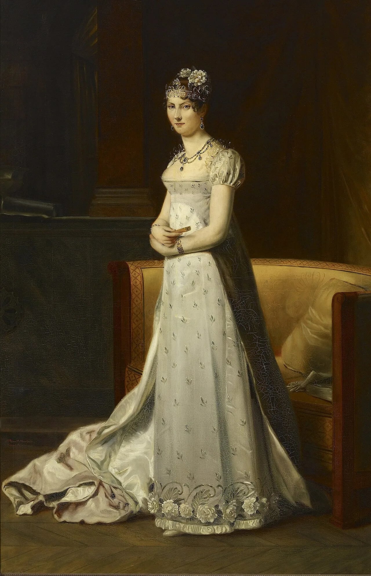 Porträt von Stéphanie de Beauharnais (1789–1860) – Gedenkseite
