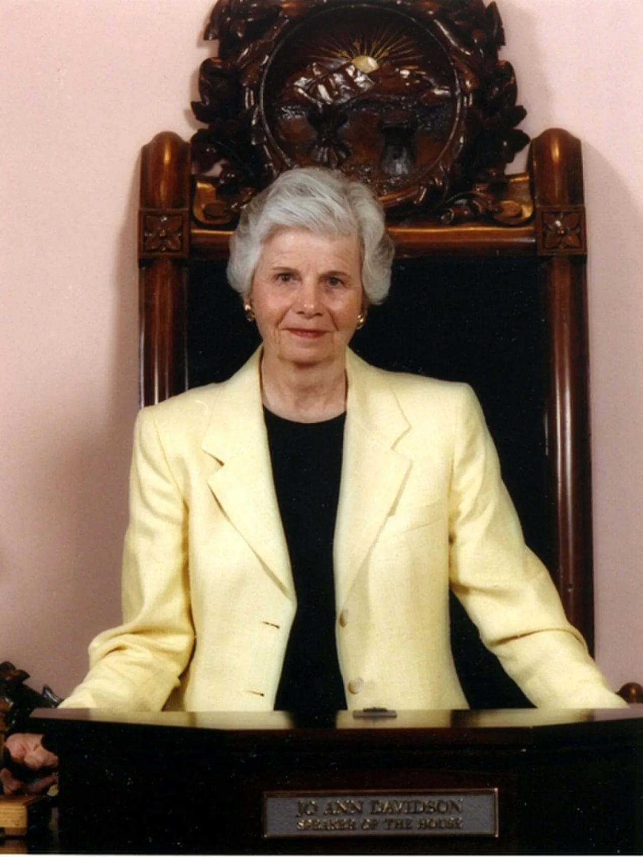 Portrait of Jo Ann Davidson (1927–2024) – memorial page