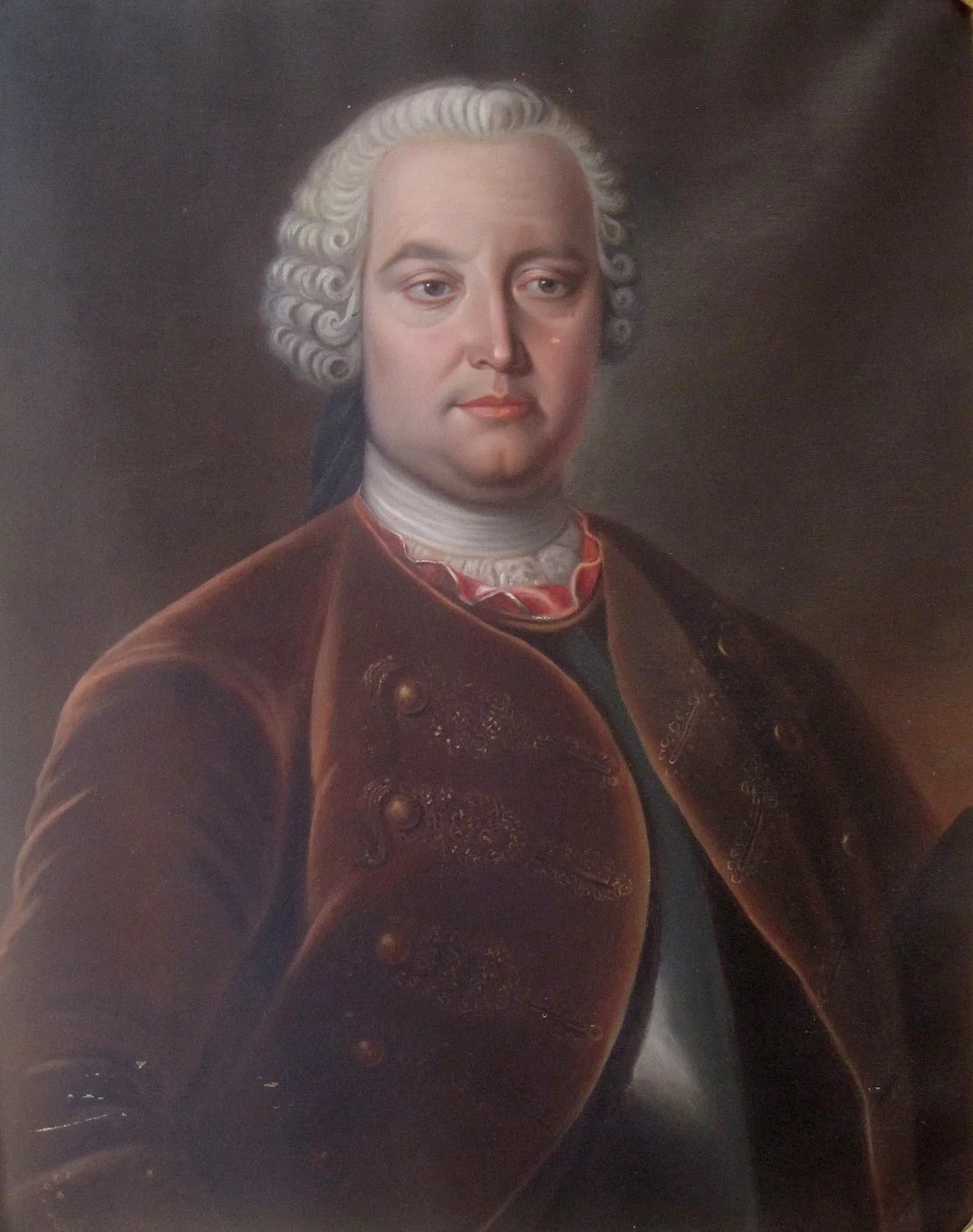 Portrait of Jacob Tersmeden the Younger (1712–1767) – memorial page