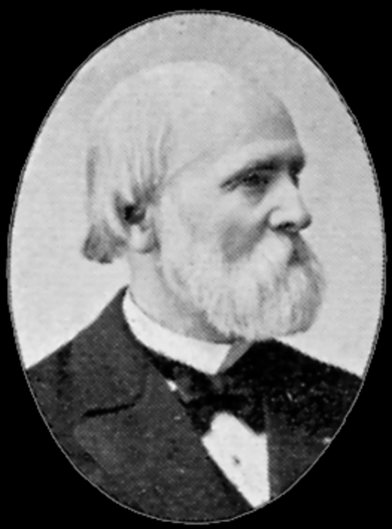 Porträt von Carl August Tholander (1835–1910) – Gedenkseite