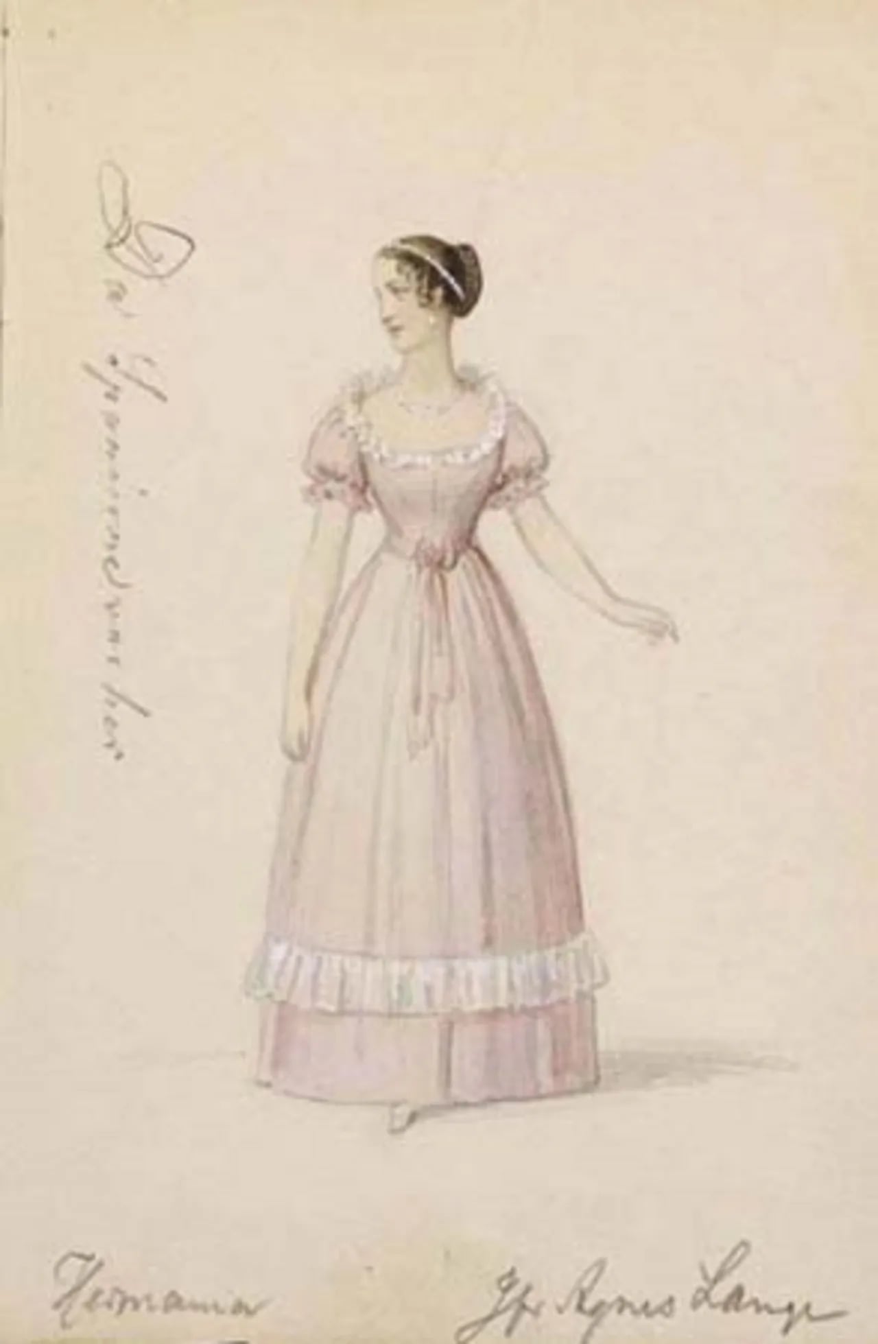 Porträt von Agnes Nyrop (1841–1903) – Gedenkseite