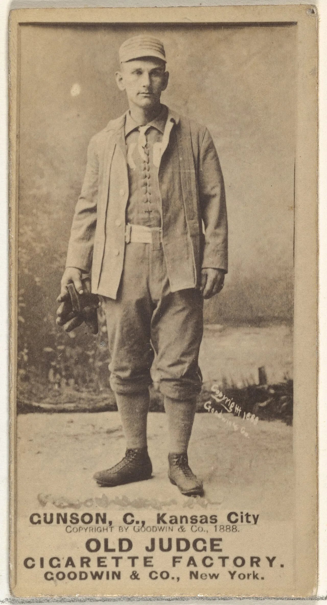 Portrait of Joe Gunson (1863–1942) – memorial page