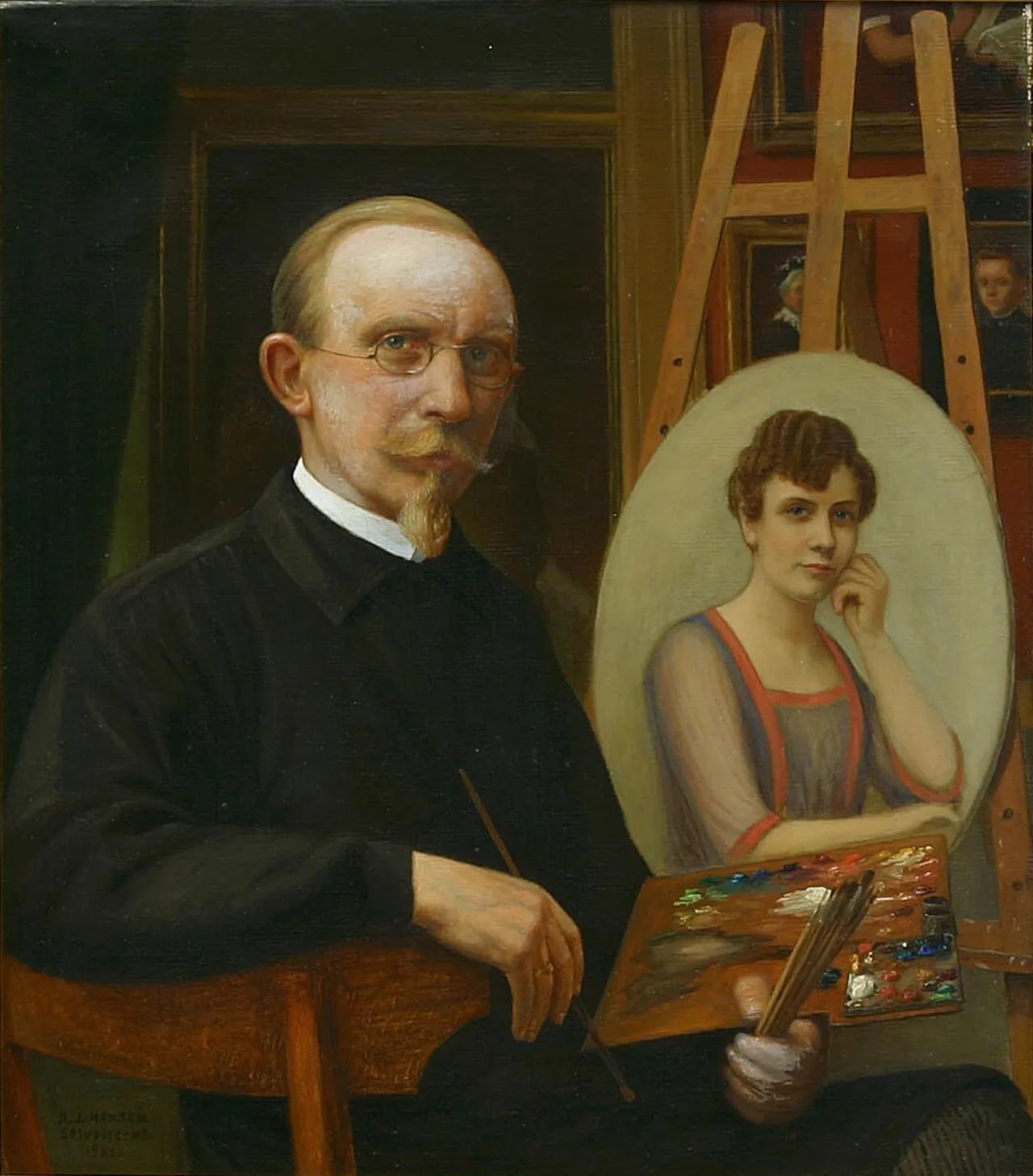 Portrait of Hans Jacob Hansen (1859–1942) – memorial page