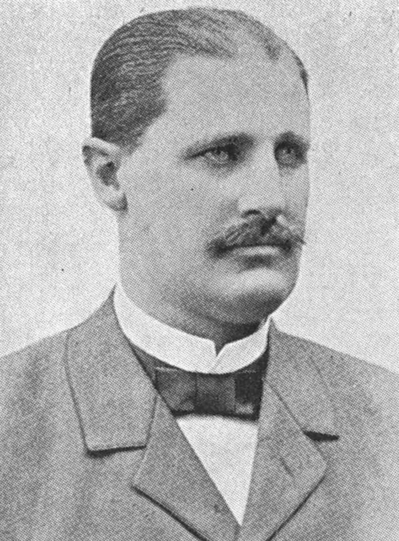 Porträt von Gustaf Tornérhjelm (1854–1934) – Gedenkseite