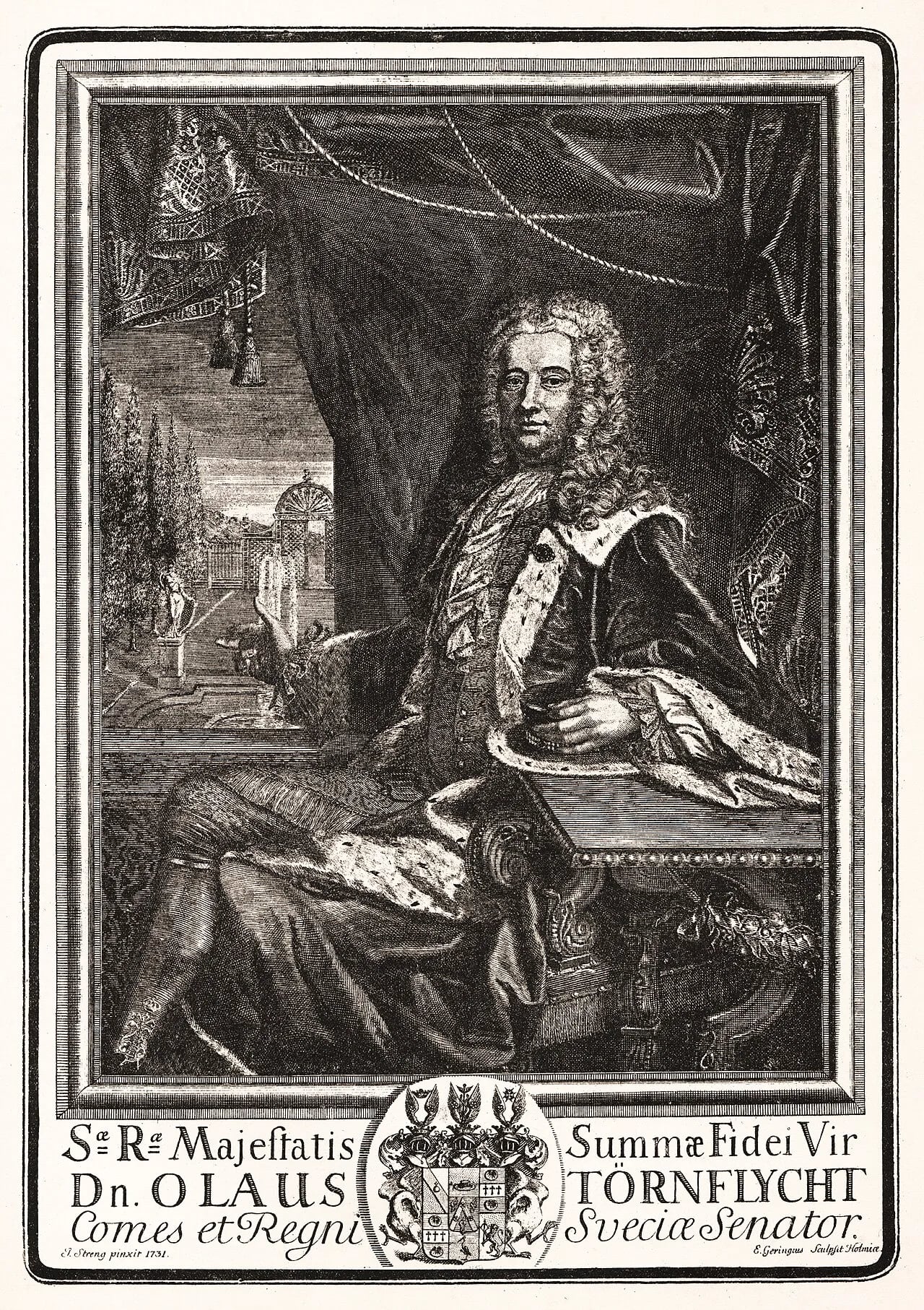 Portrait of Olof Törnflycht (1680–1737) – memorial page