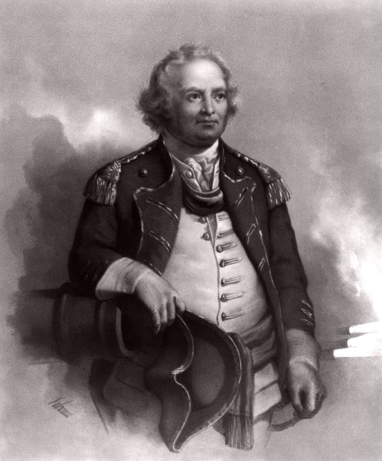 Porträt von Israel Putnam (1718–1790) – Gedenkseite