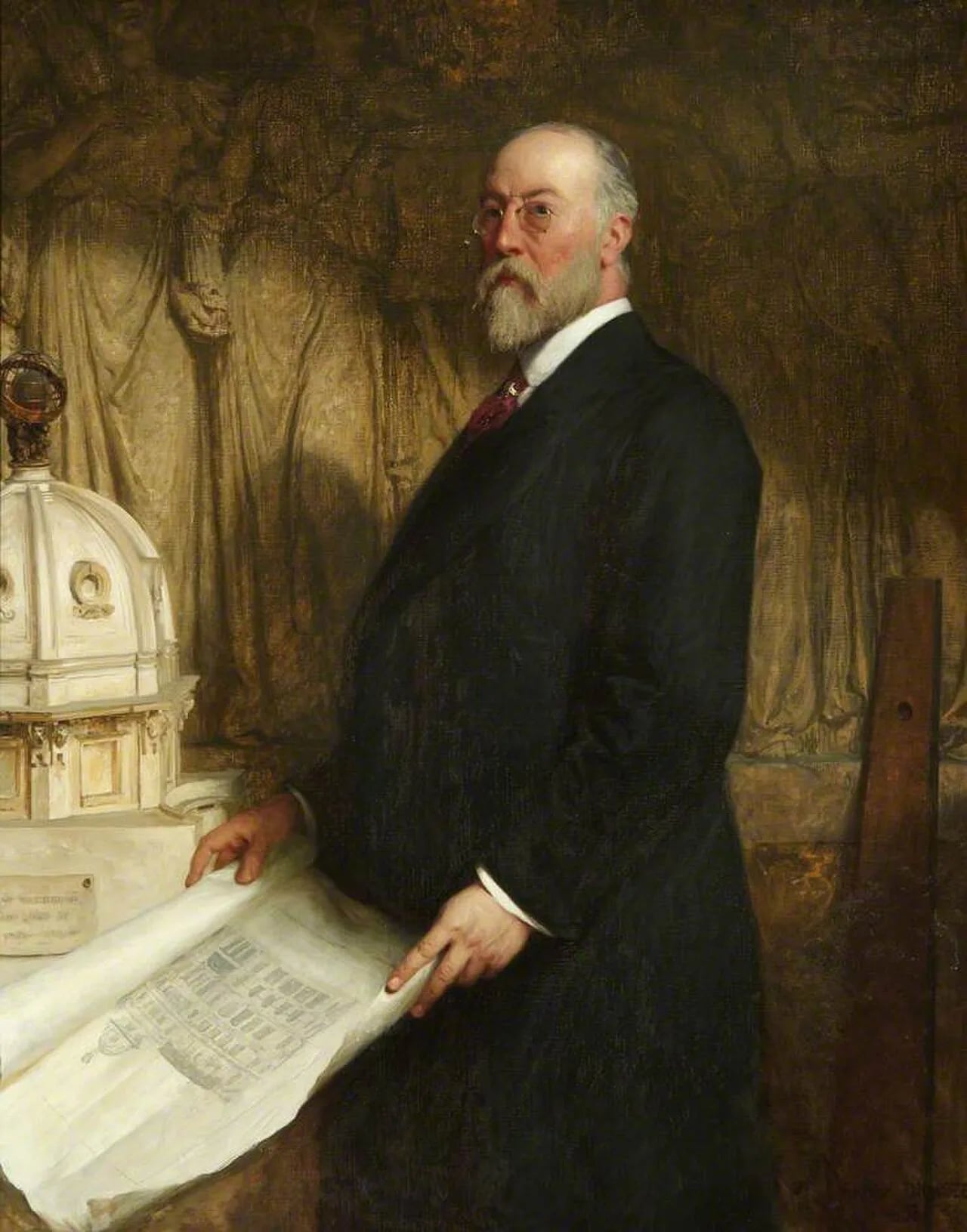 Porträt von John Belcher (1841–1913) – Gedenkseite