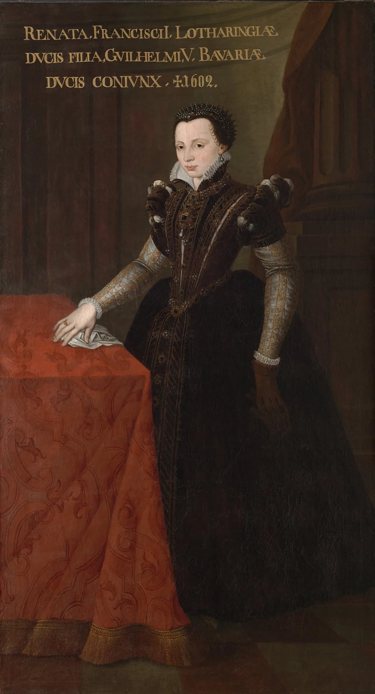 Porträt von Renata von Lothringen (1544–1602) – Gedenkseite