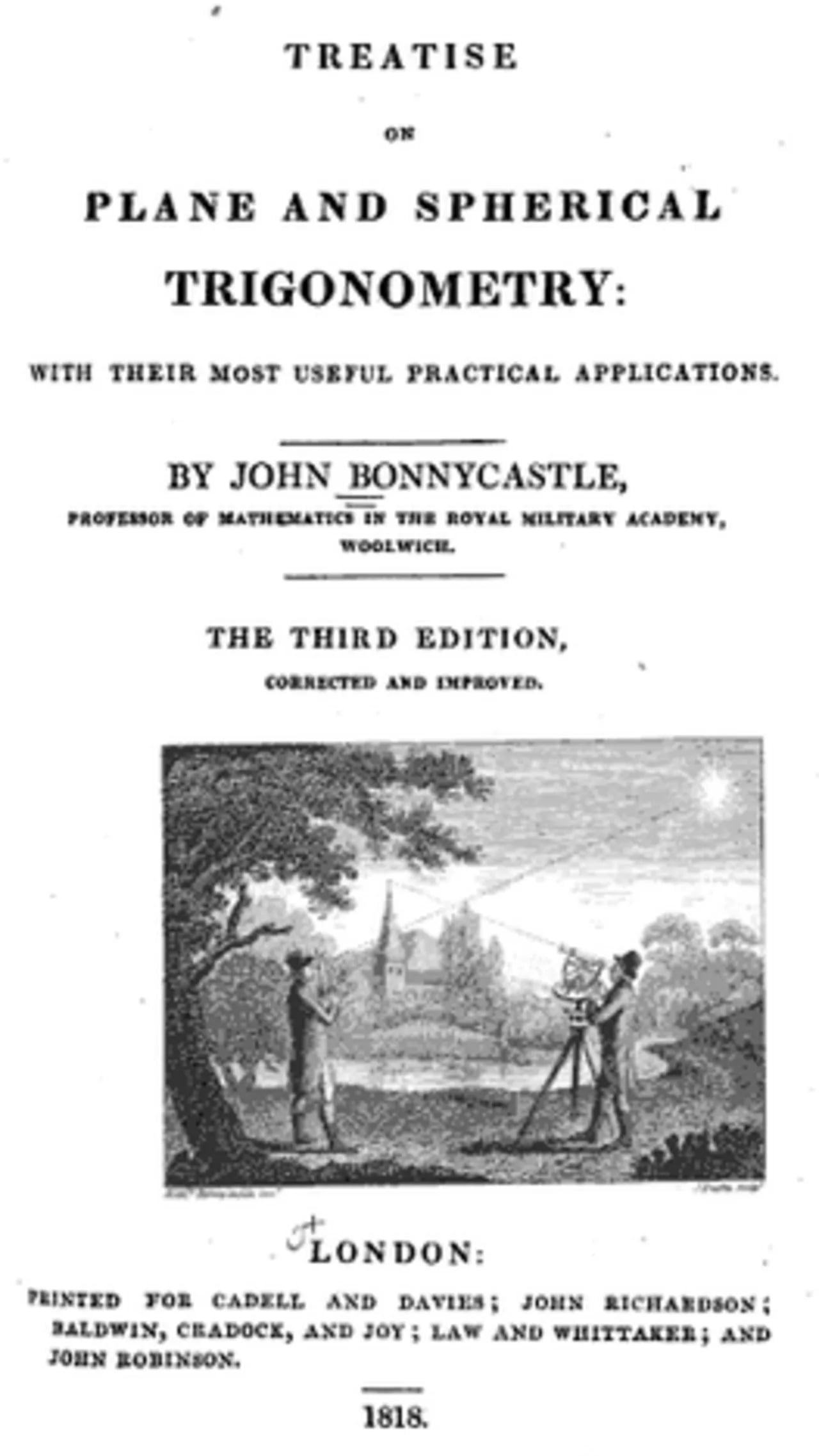 Portrait of John Bonnycastle (1751–1821) – memorial page