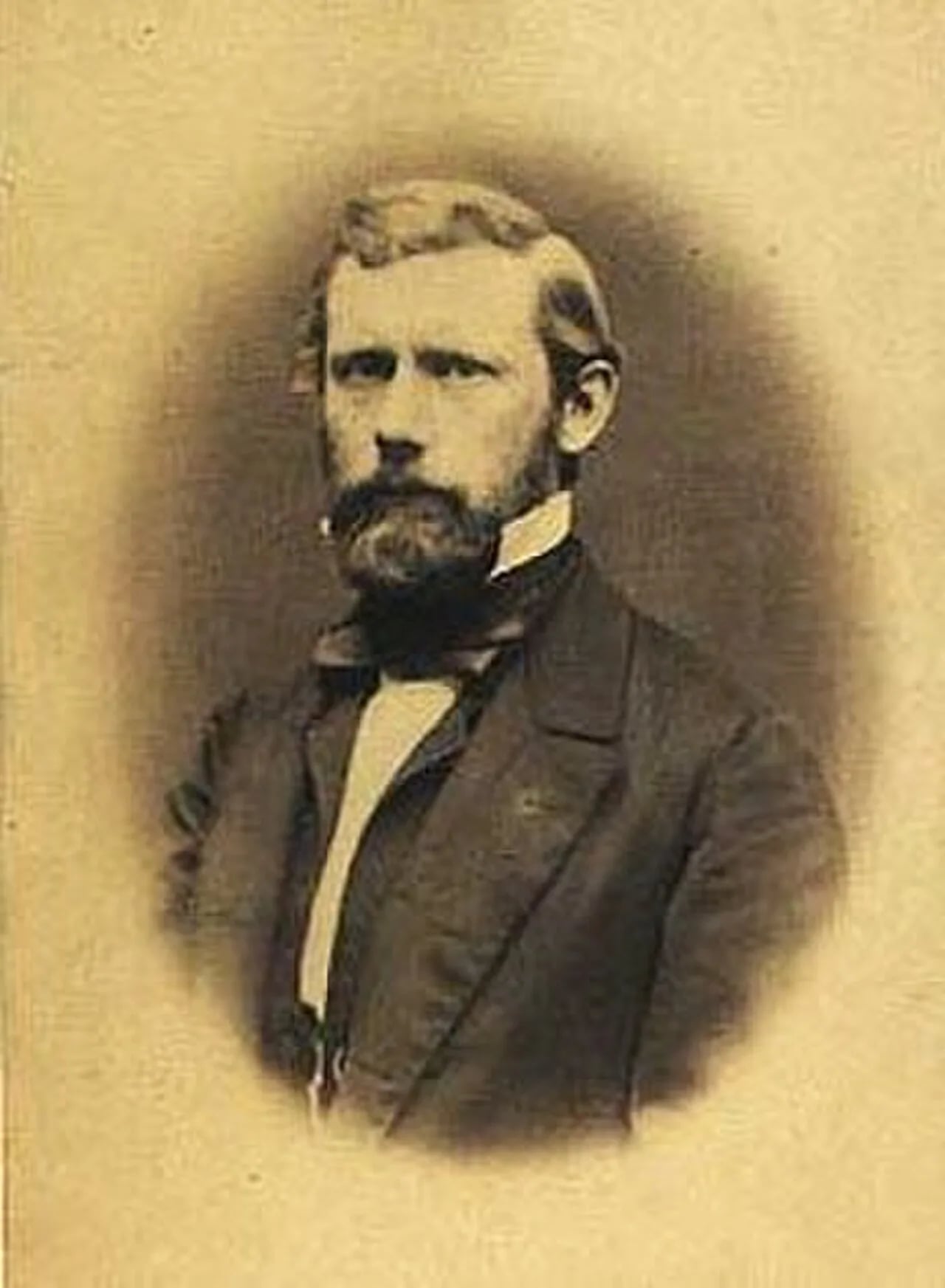 Portrait of Peter Vedel (1823–1911) – memorial page