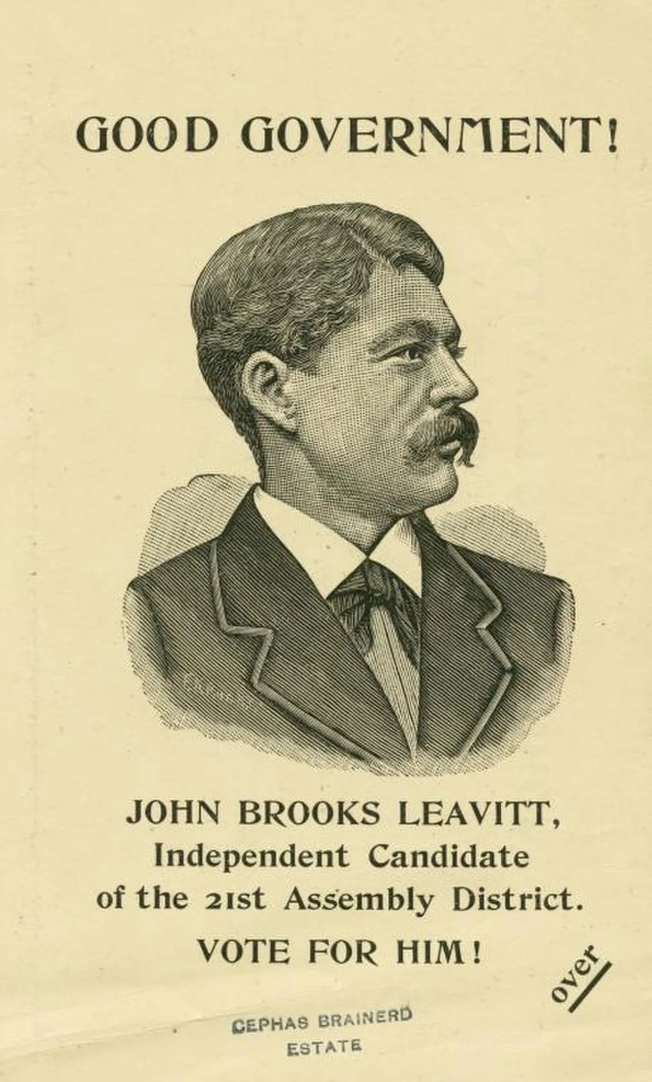 Porträt von John Brooks Leavitt (1849–1930) – Gedenkseite