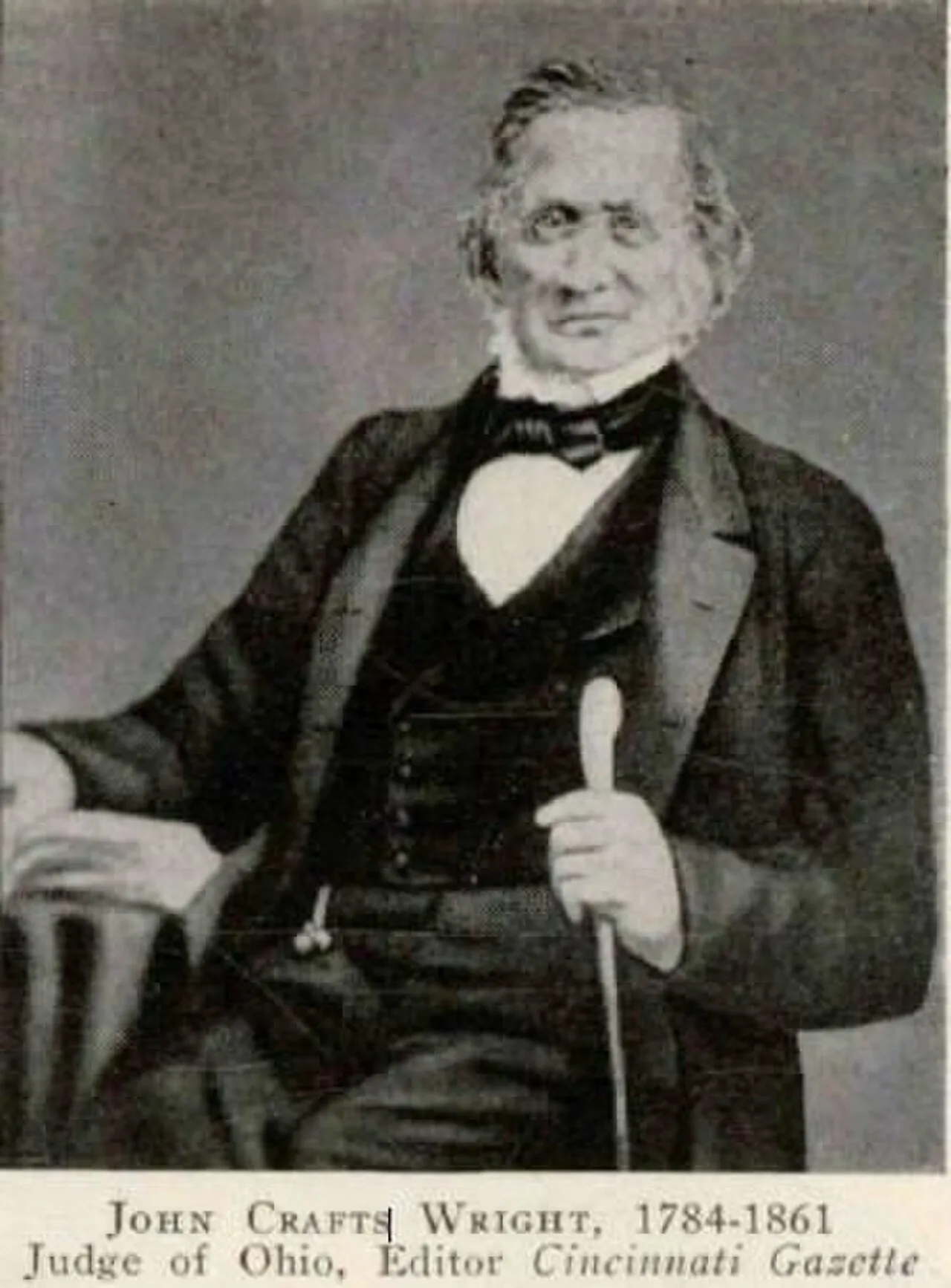 Porträt von John C. Wright (1783–1861) – Gedenkseite