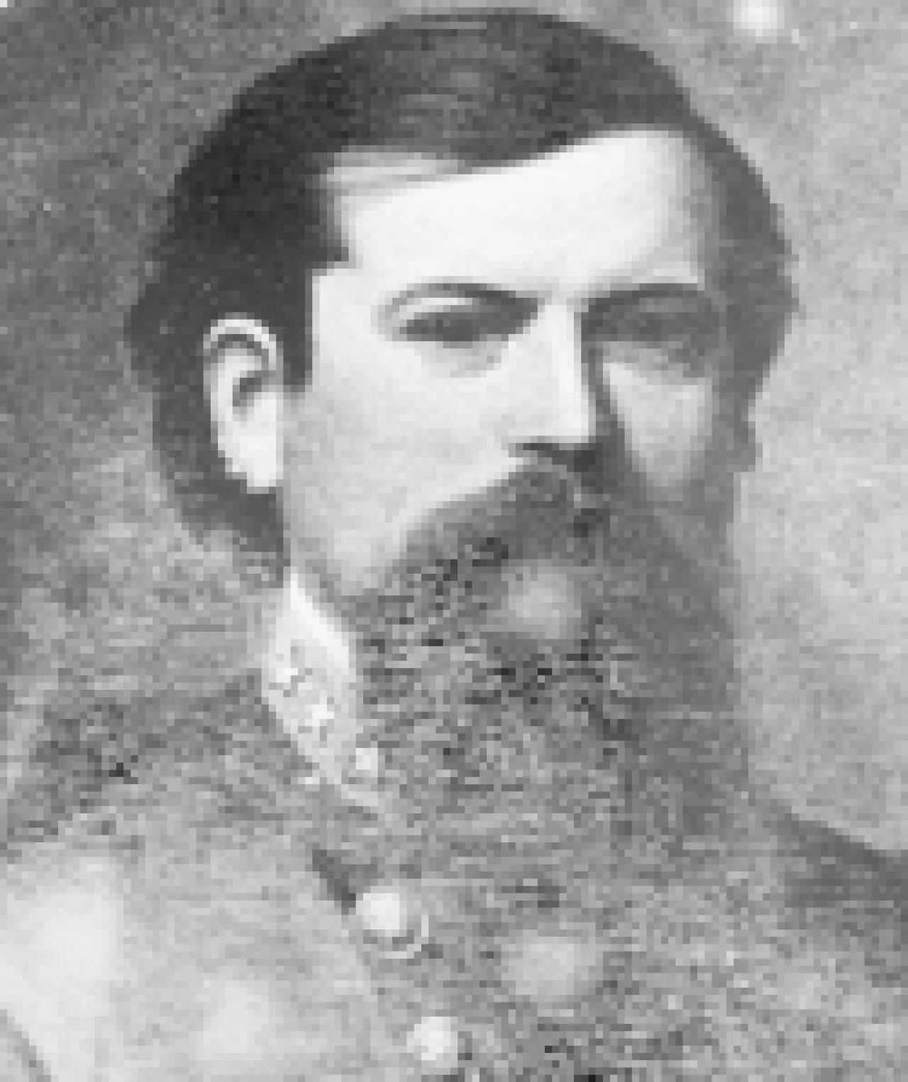 Portrait of John Calvin Fiser (1838–1876) – memorial page