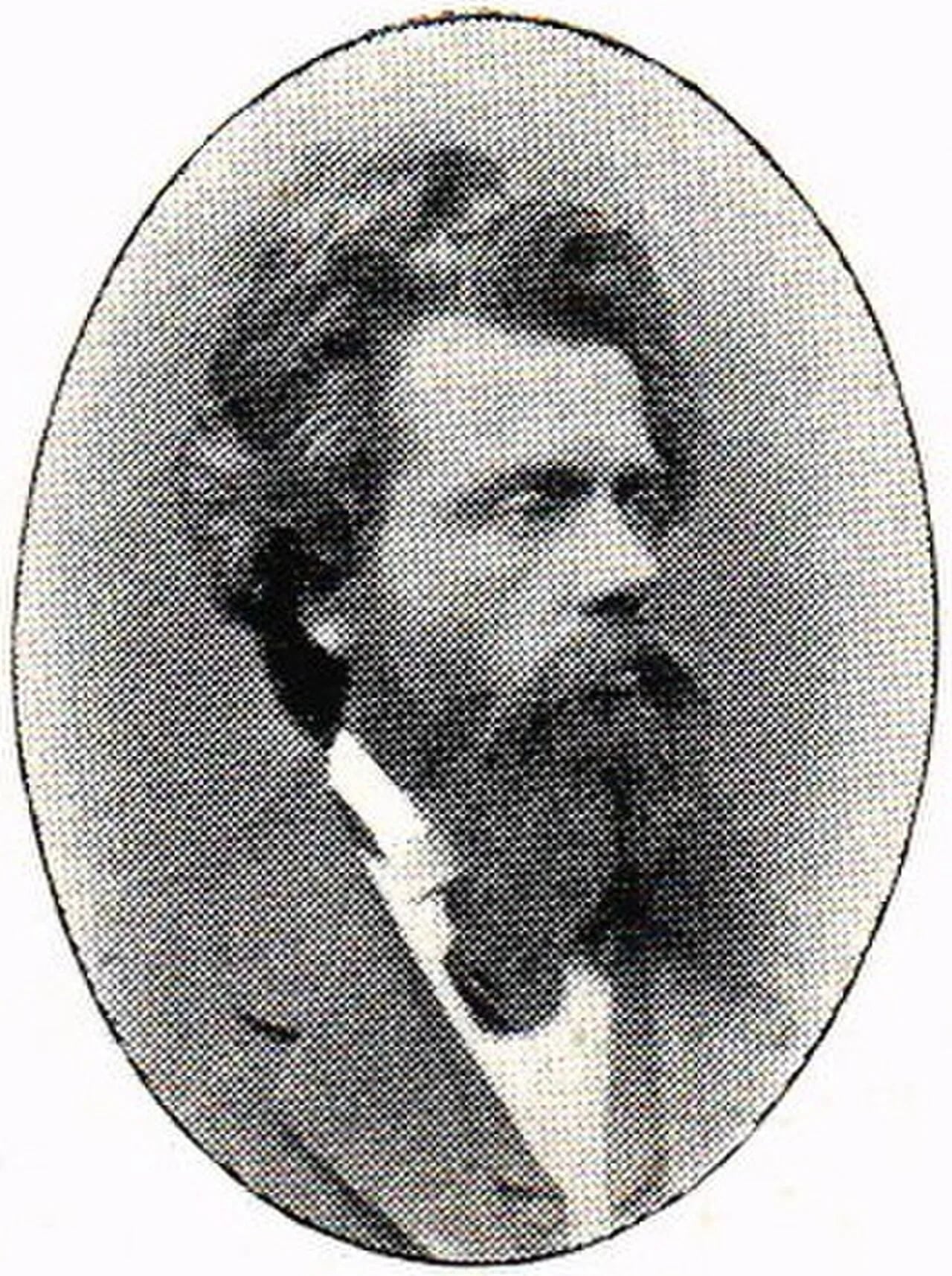 Porträt von Abel Vinborg (1835–1914) – Gedenkseite