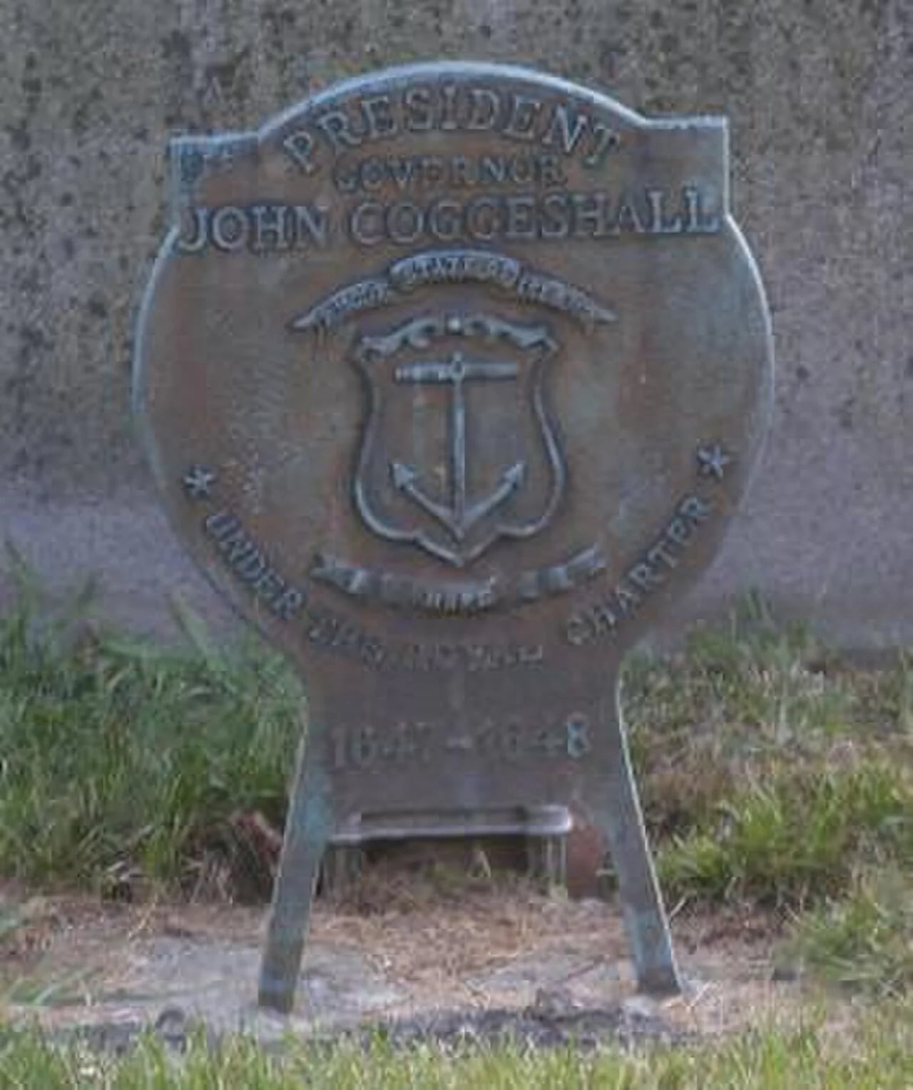 Portrait of John Coggeshall (1601–1647) – memorial page