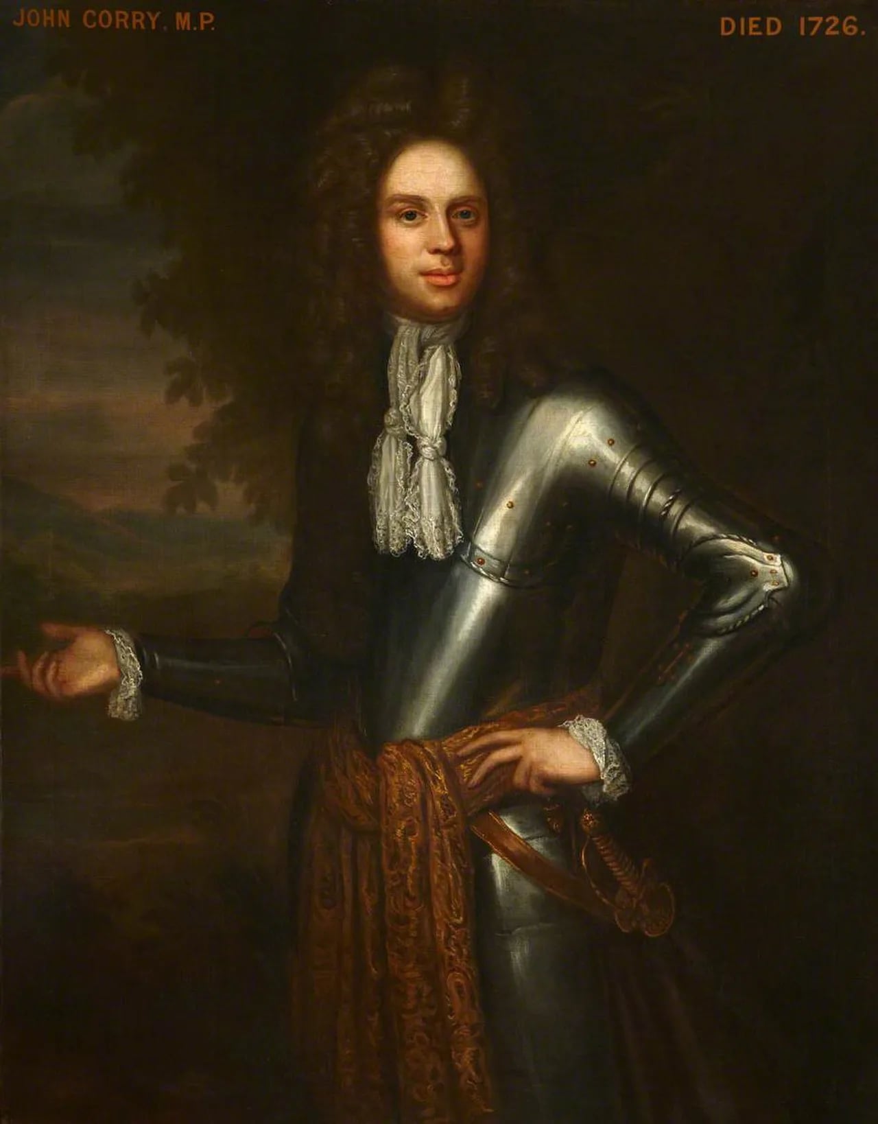 Portrait of John Corry (1667–1726) – memorial page