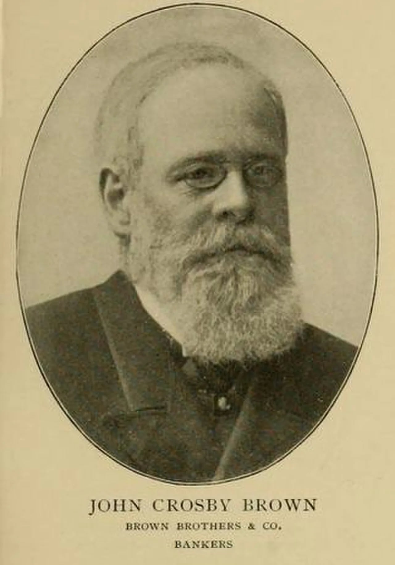 Porträt von John Crosby Brown (1838–1909) – Gedenkseite