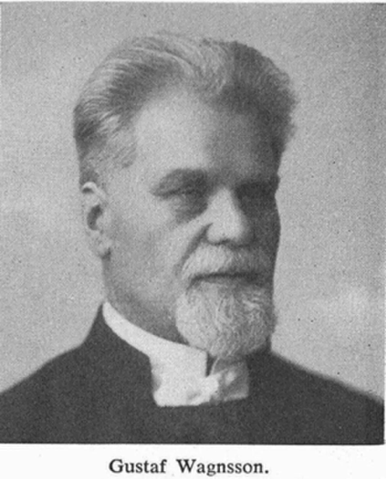 Porträt von Gustav Wagnsson (1857–1929) – Gedenkseite