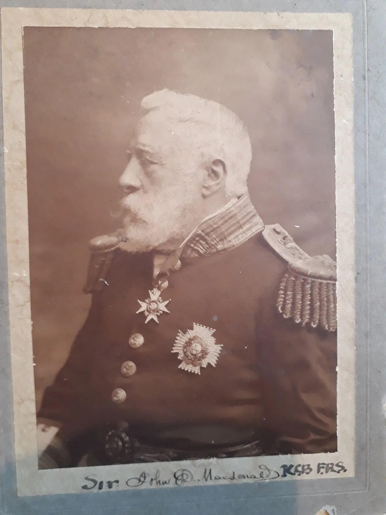 Portrait of John Denis Macdonald (1826–1908) – memorial page