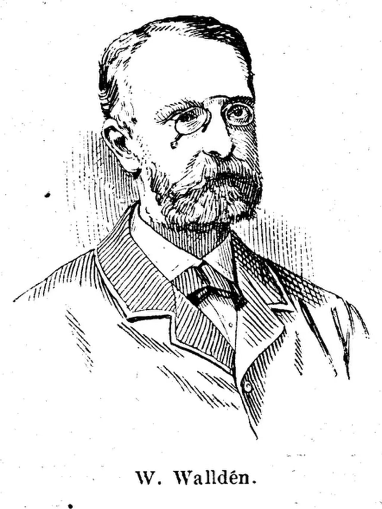Porträt von Wilhelm Walldén (1836–1906) – Gedenkseite