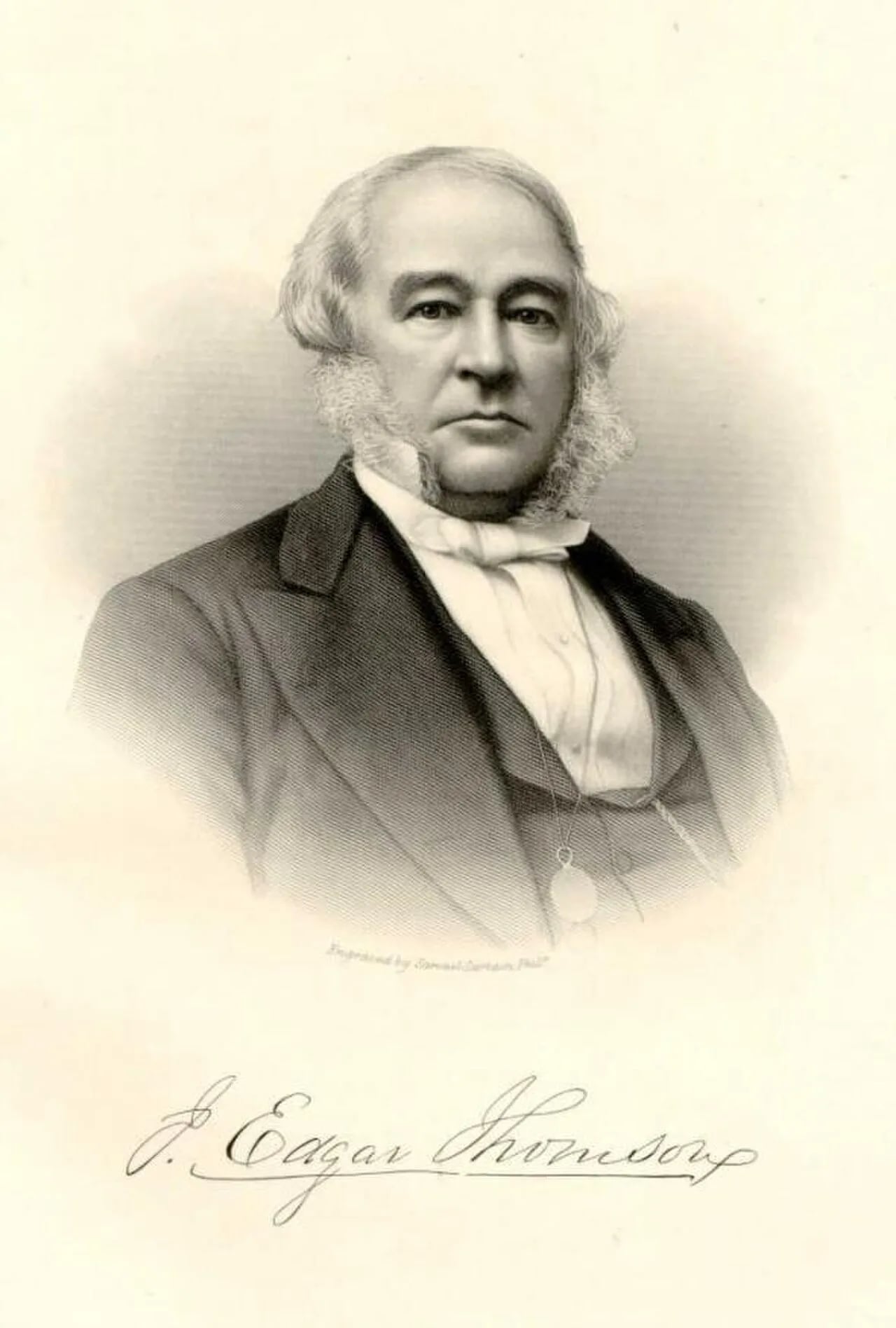 Porträt von John Edgar Thomson (1808–1874) – Gedenkseite