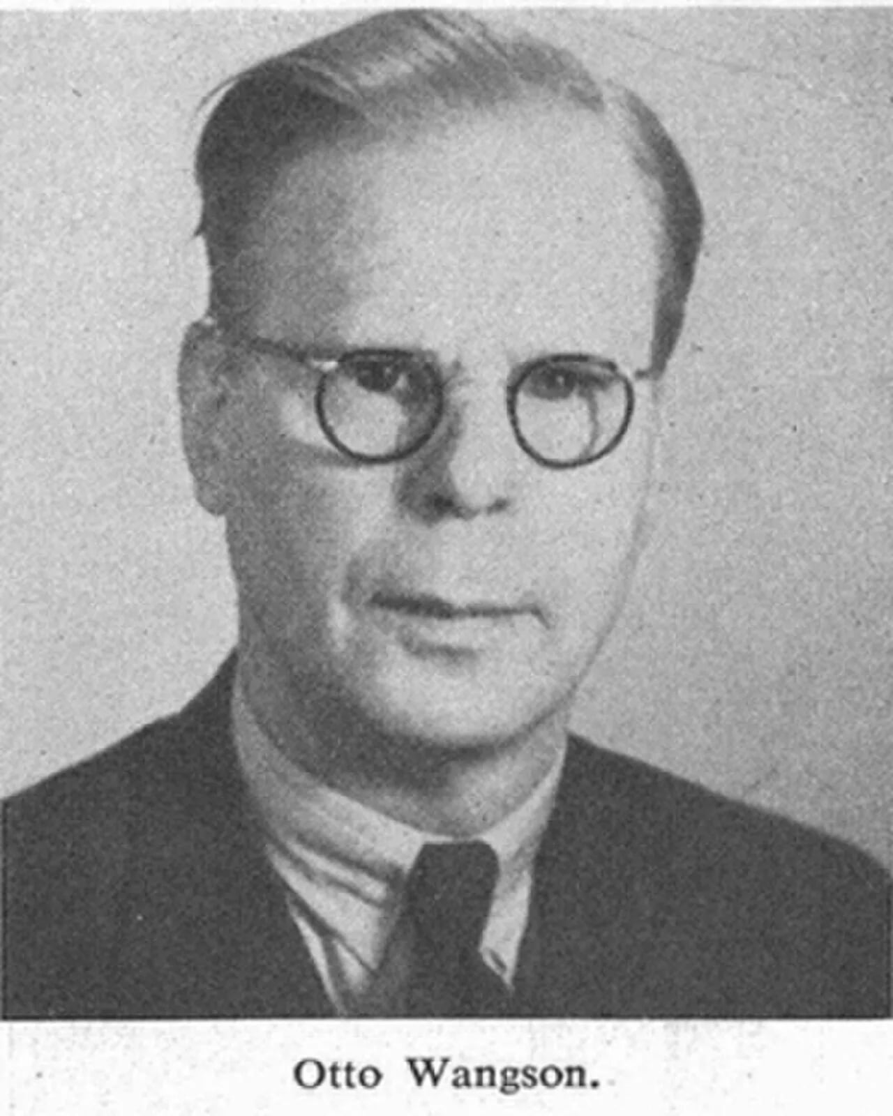 Porträt von Otto Wangson (1893–1975) – Gedenkseite