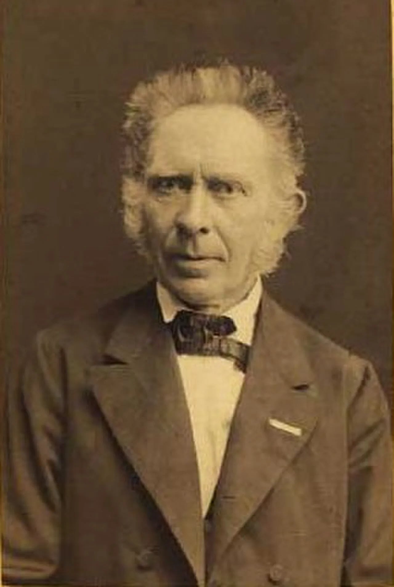 Porträt von Caspar Frederik Wegener (1802–1893) – Gedenkseite