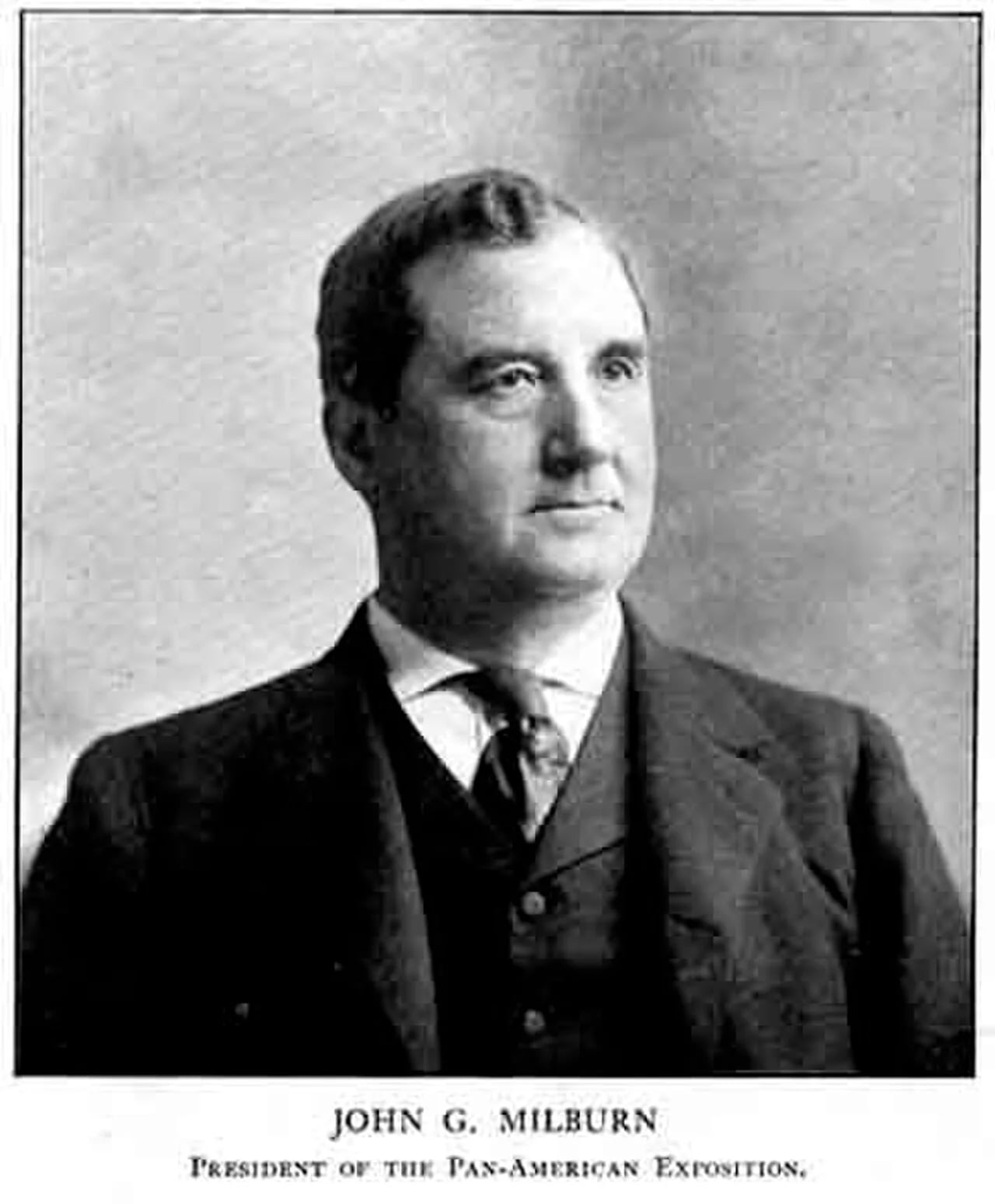 Portrait of John G. Milburn (1851–1930) – memorial page