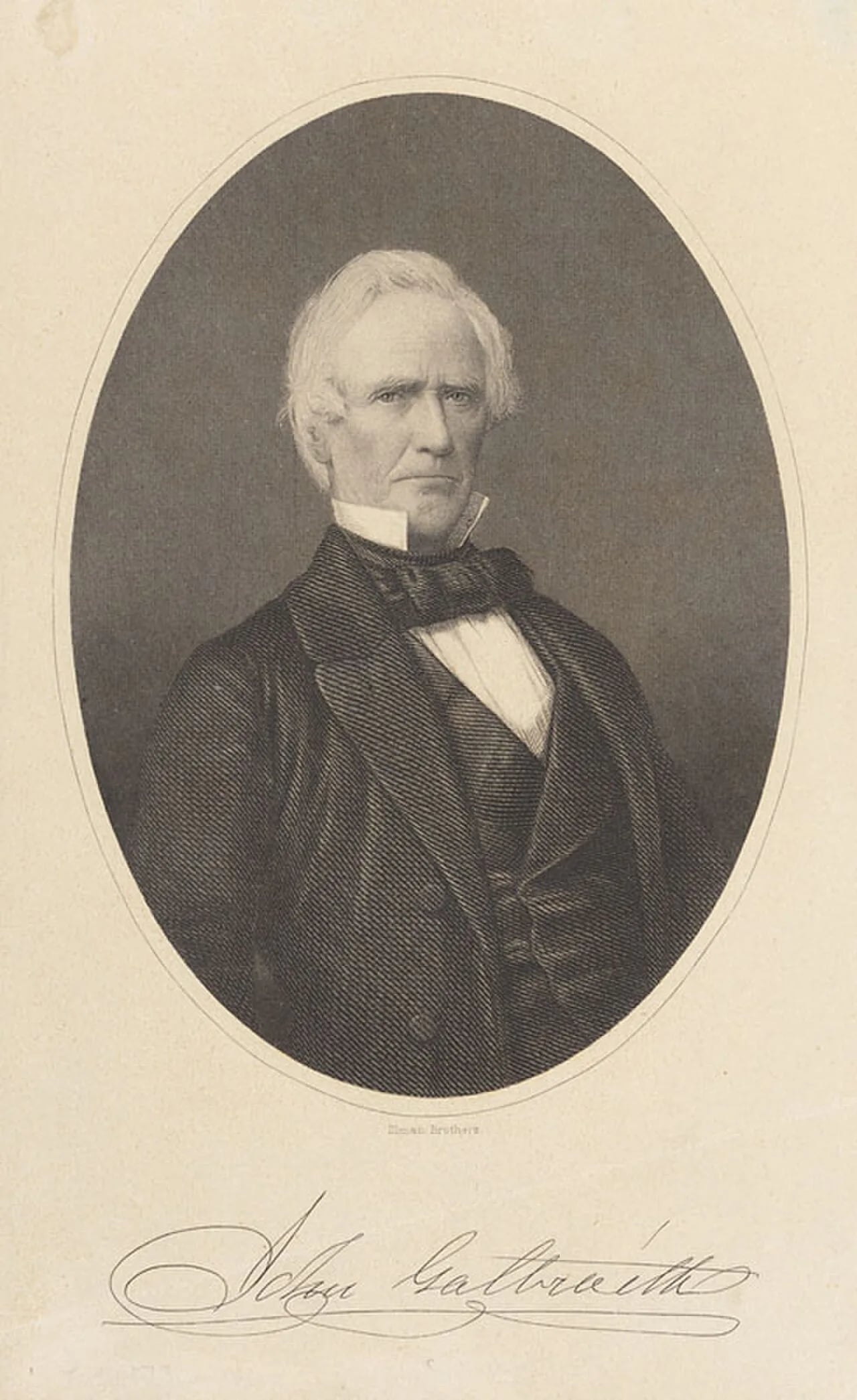 Porträt von John Galbraith (1794–1860) – Gedenkseite