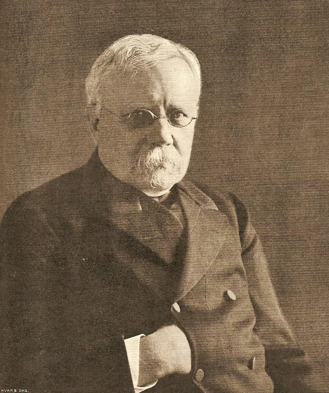 Portrait of Edvard Welander (1846–1917) – memorial page