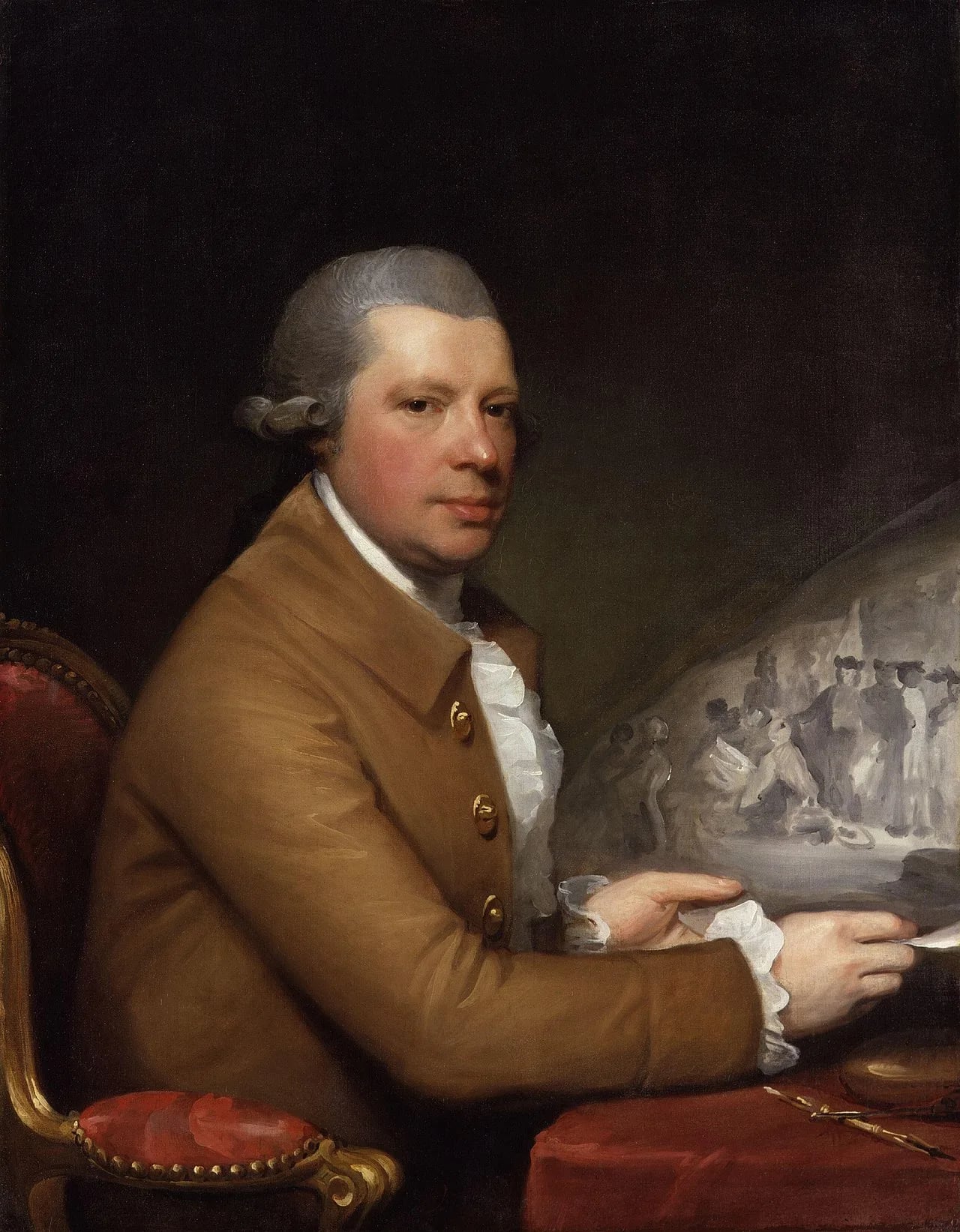 Portrait of John Hall (1739–1797) – memorial page